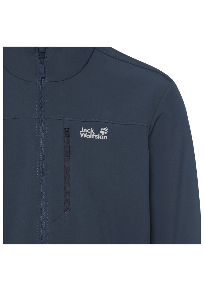 Jack Wolfskin »WILD WINDS JKT M« avec matériau supérieur flexible en polyester et élasthanne