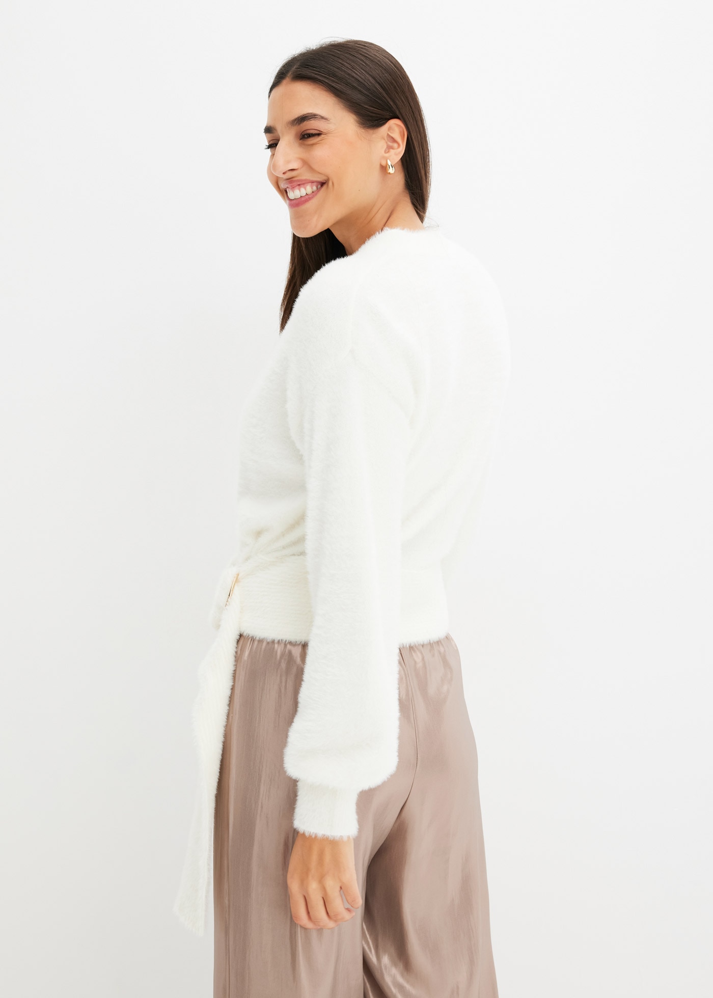 bonprix Wickelpullover