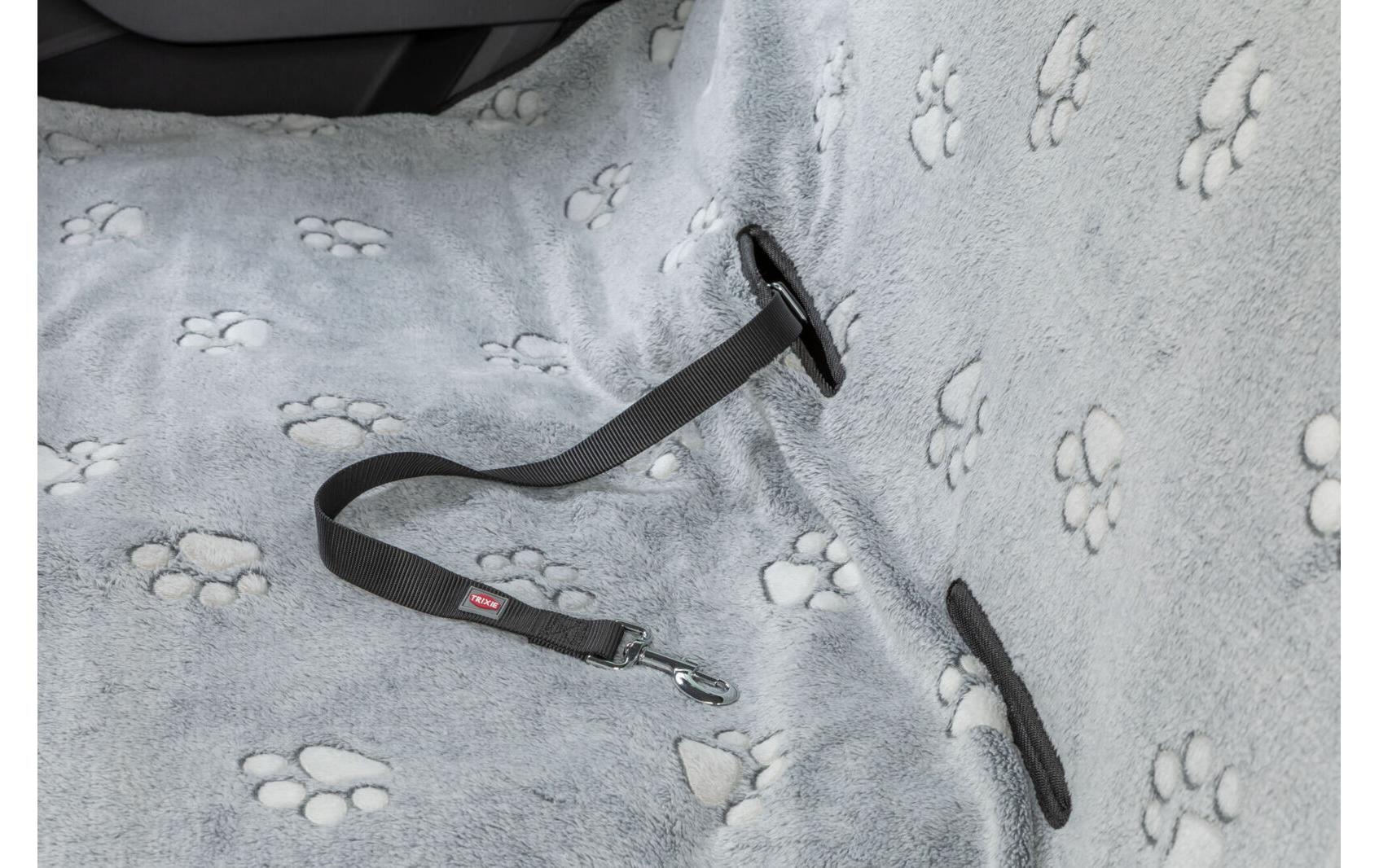 TRIXIE Autositzauflage »Fleece Pfotenmuster«