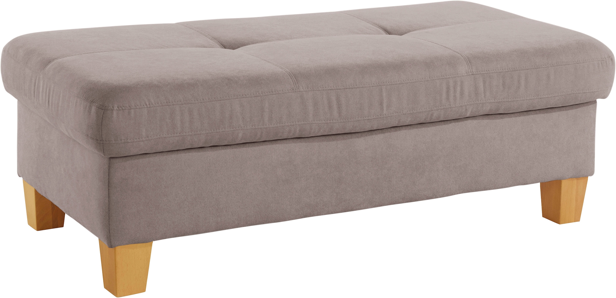 exxpo - sofa fashion Tabouret »Enya Bankhocker mit Staufach unter der Sitzfläche« schöne Detailverarbeitung