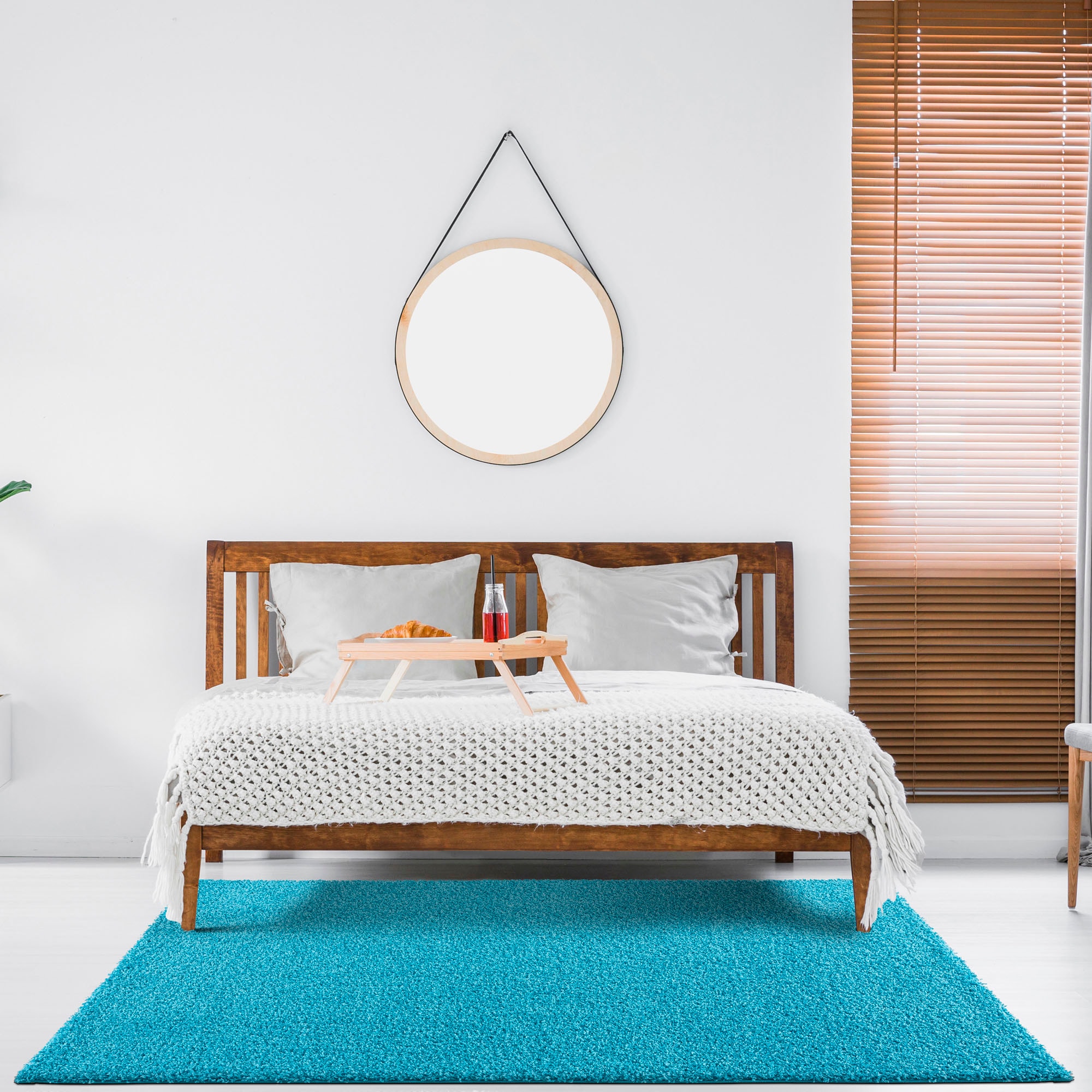 Sanat Tapis à poils longs »LOCA« Rectangulaire 30 mm Höhe Wohnzimmer, Langflor, Shaggy, Schlafzimmer