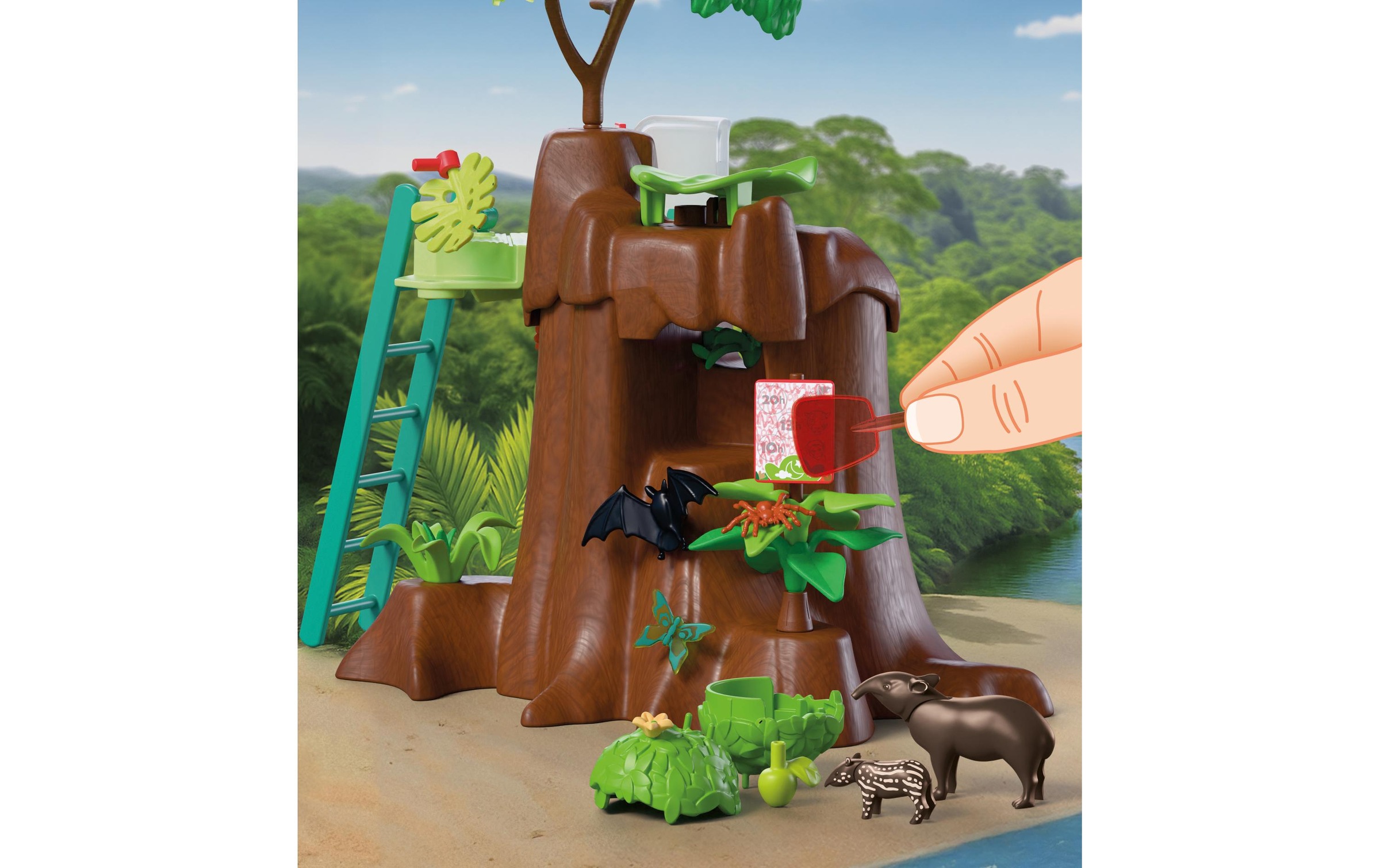 Playmobil® Jeu de construction »Zoo: Dschungelabenteuer (72071), Animals & Friends« Made in Europe