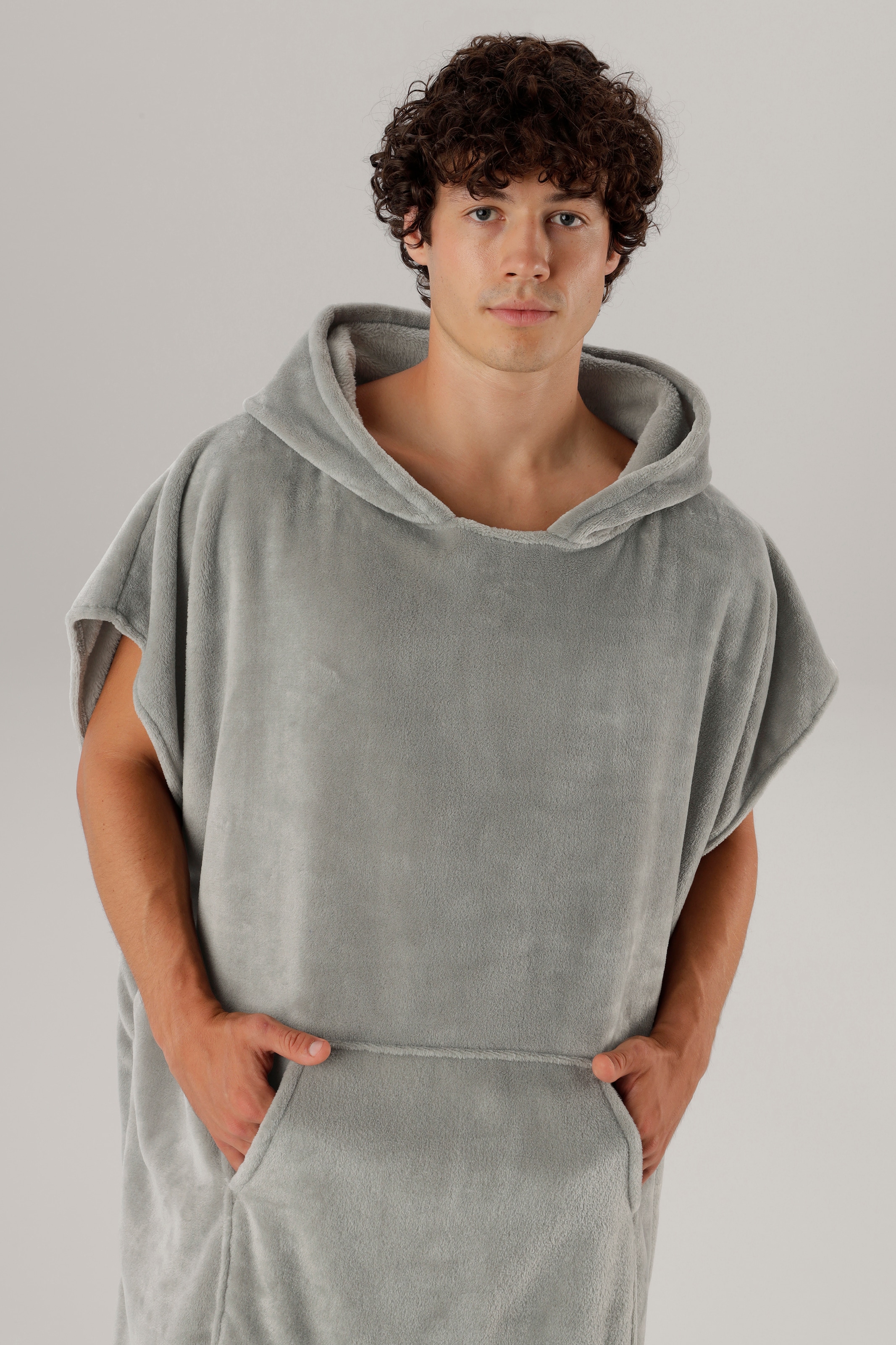 GOODproduct Poncho de bain »Miia, Surfponcho ideal für Sauna, Spa & im Urlaub« 1 cuis doux et moelleux, peluche, unisexe, pour dames et messieurs