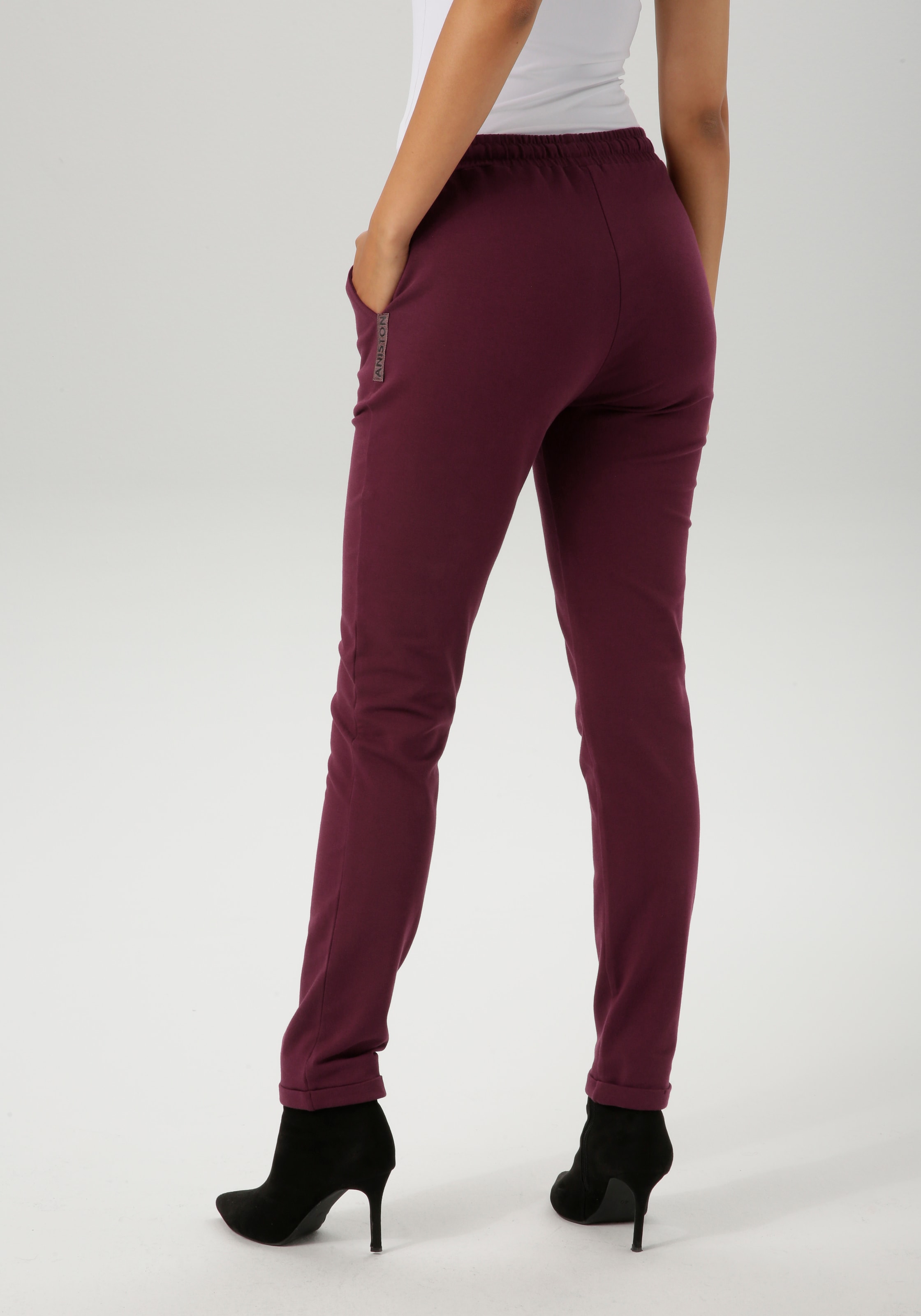 Aniston CASUAL Pantalon à enfiler  mit seitlichem ANISTON-Label