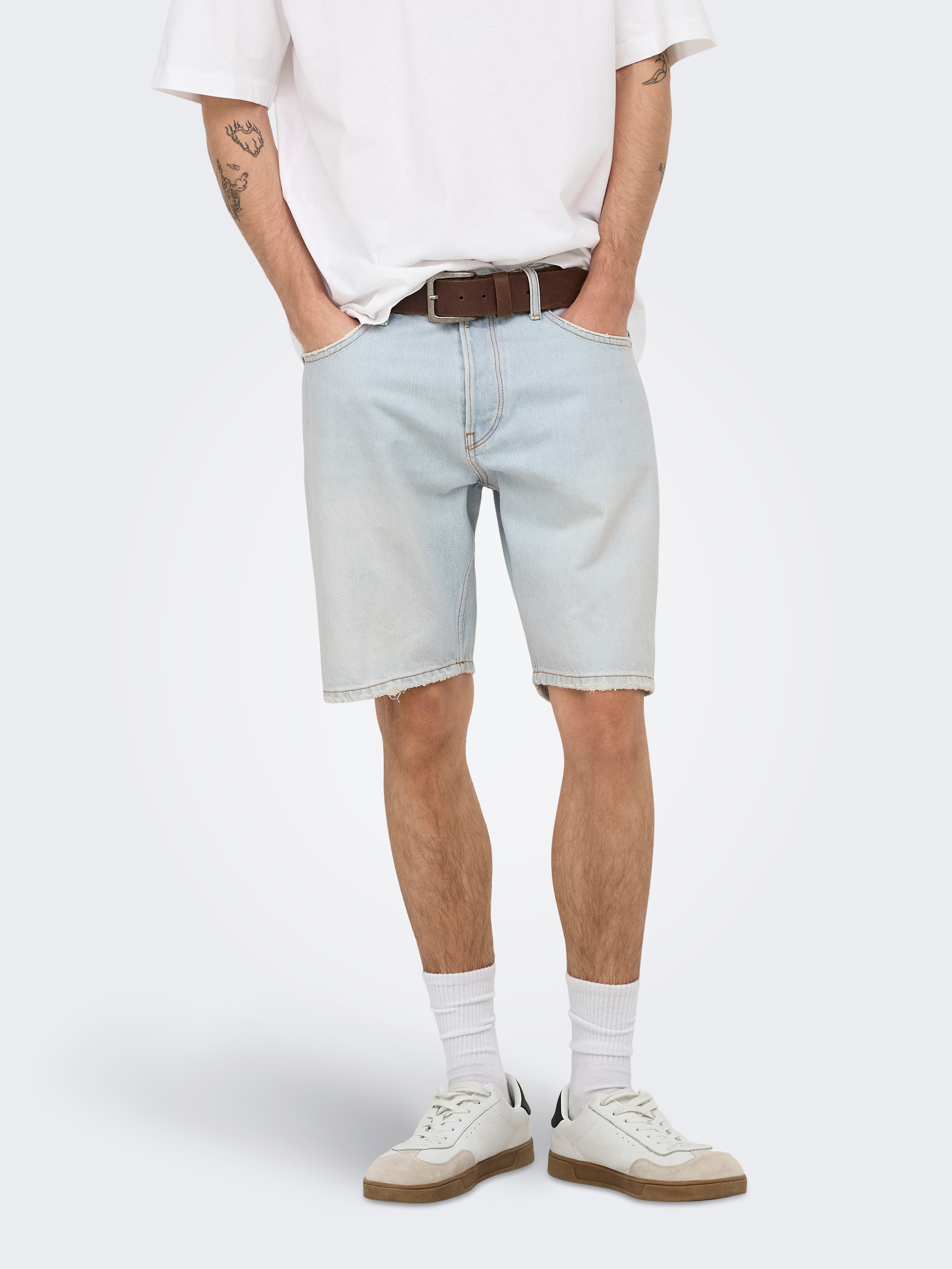 ONLY & SONS Bermudas »ONSEDGE LB 3662 DOT DNM SHORTS«  Jeans Bermuda