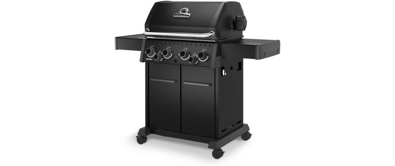 Broil King Gasgrill »Crown 490 Shadow« Gasgrill mit Grillfläche von 65.2 x 44.4 cm