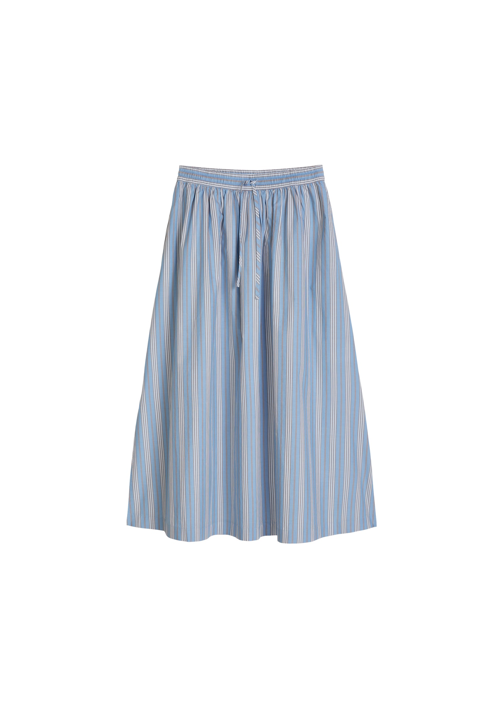 Marc O'Polo DENIM Jupe en ligne A jupe évasée en popeline Papertouch