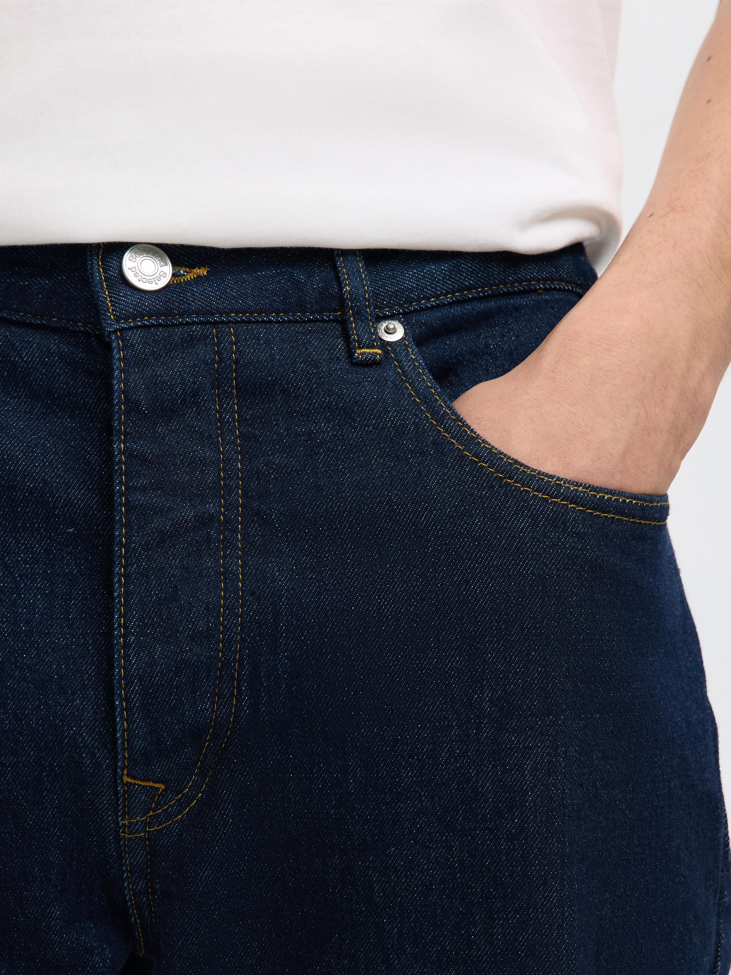 SELECTED Jeans droit »SLH196-STRAIGHT BEN KORI JEANS NOOS«