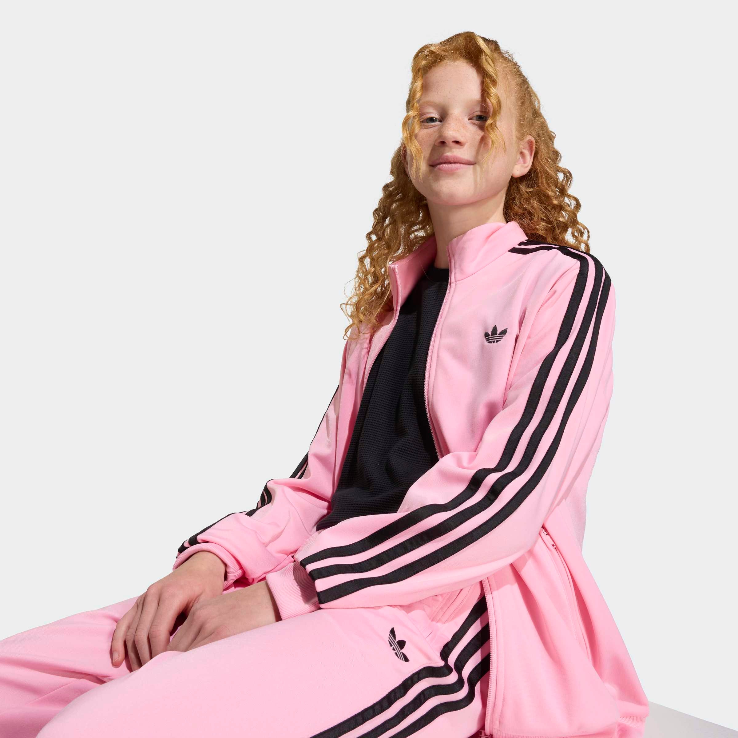 adidas Originals Veste d'entraînement »FIREBIRD LOCKERES TRACK« pour enfants, avec ourlet droit