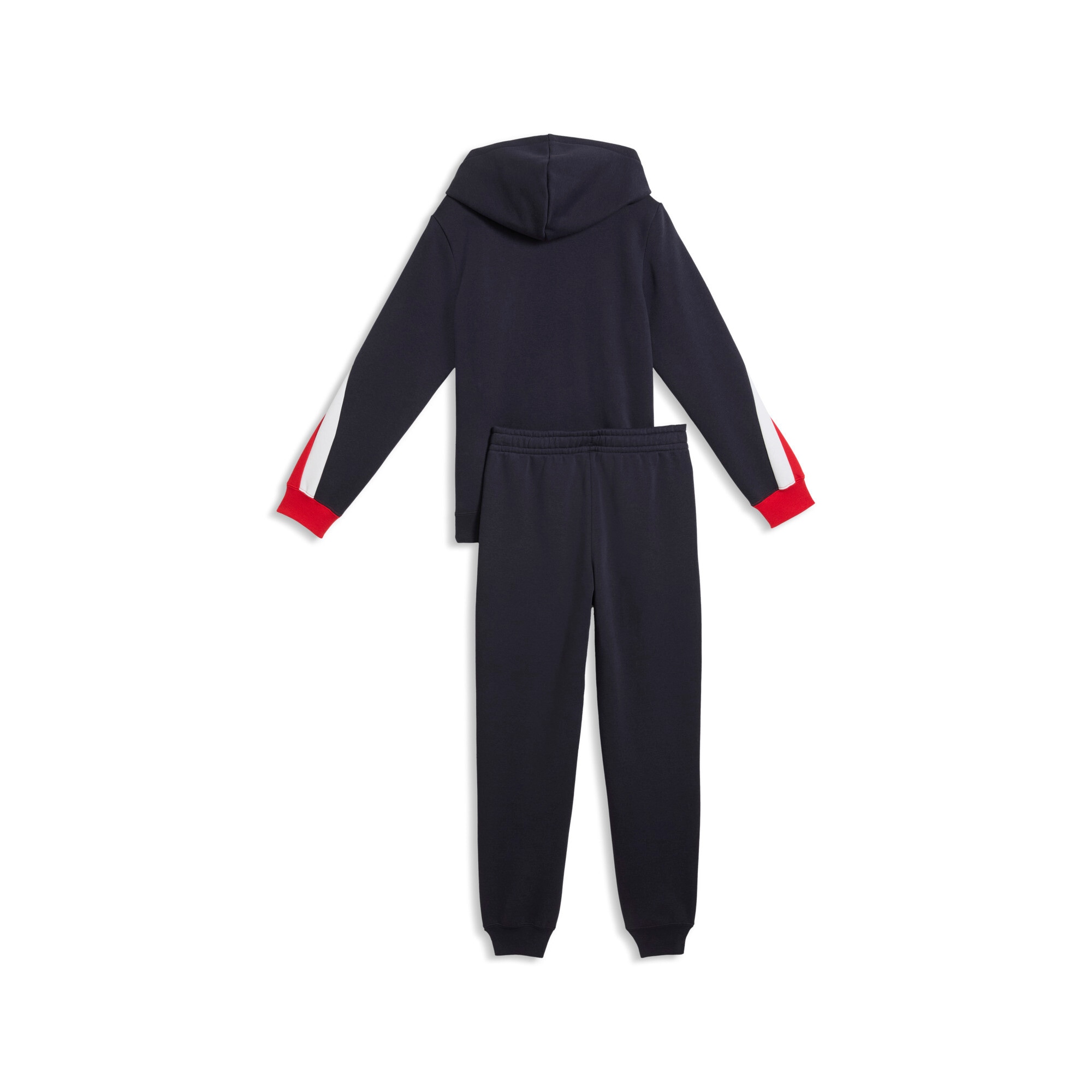 PUMA Combinaison d'entraînement »ESS BLOCK FULL-ZIP SWEAT SUIT B« 2 ensemble 2 pièces, avec fermeture éclair sur le haut, coupe régulière