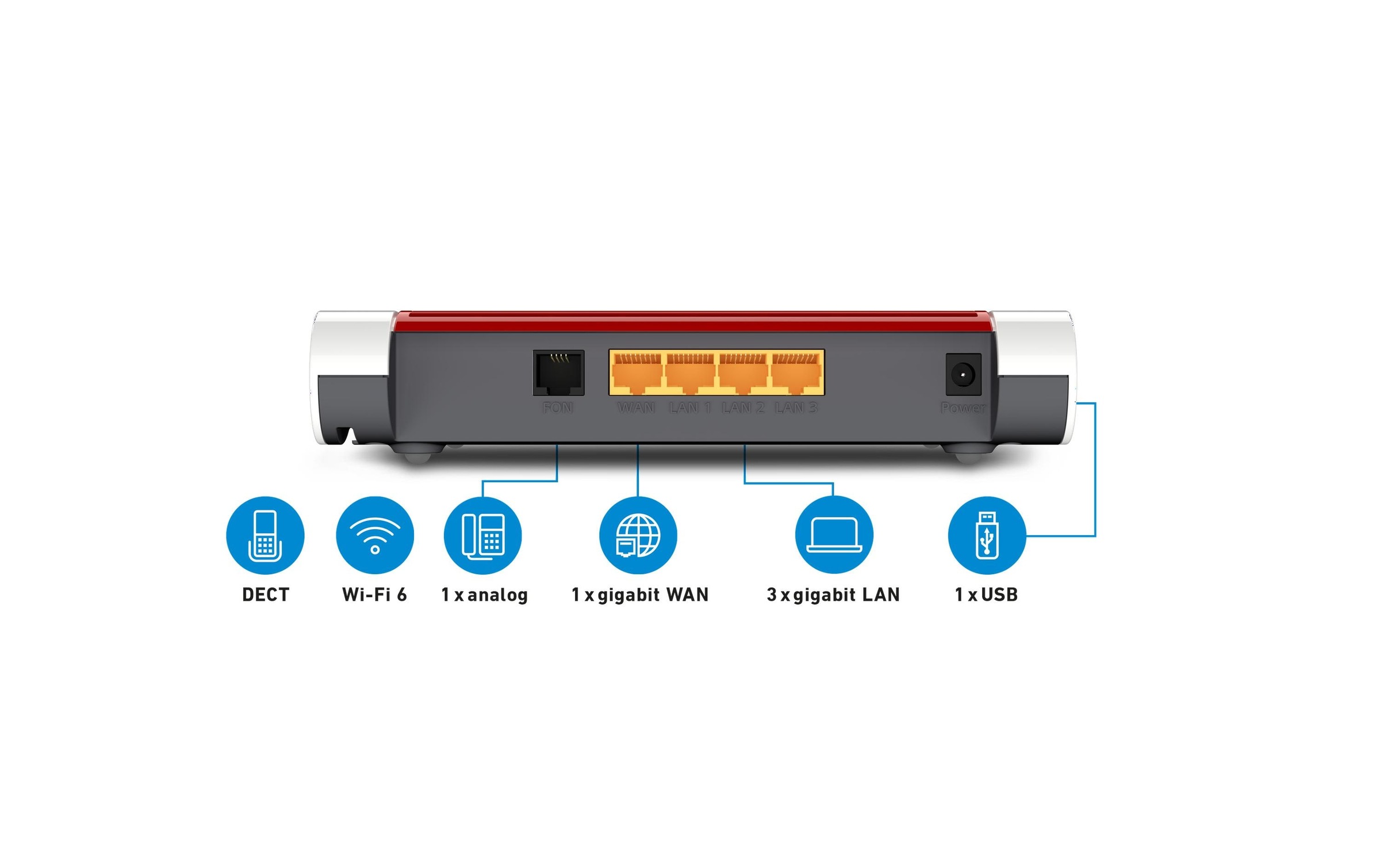   Routeur Wifi »FRITZ! Dual-Band WiFi Router FRITZ!Box 4050 International«