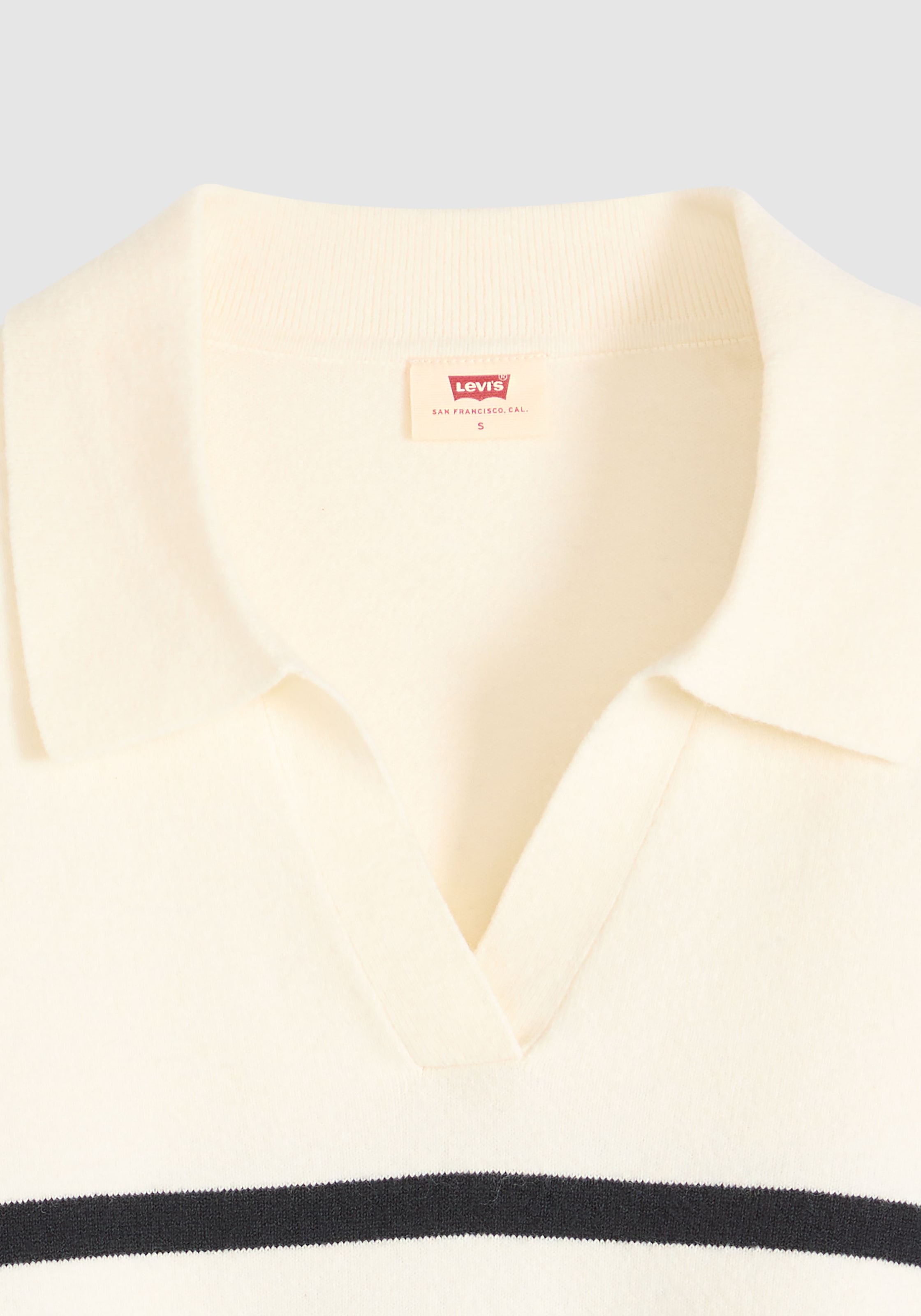 Levi's® Pull à manches courtes »SUPER SOFT POLO SWEATER«