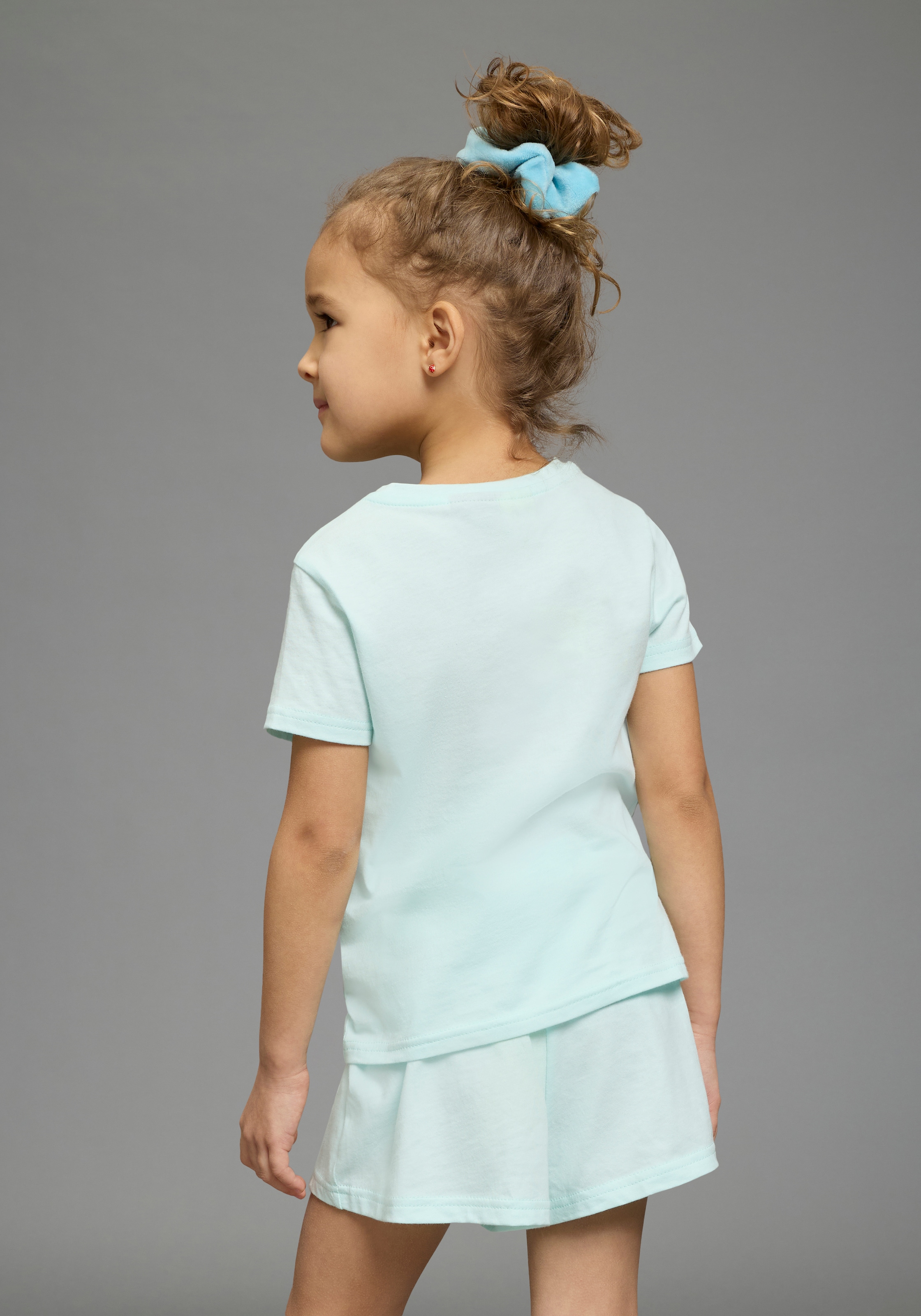 KIDSWORLD T-shirt & short »STITCH 2tlg. Set von Disney« Ensemble, 2 pièces différentes tailles, design imprimé, en coton