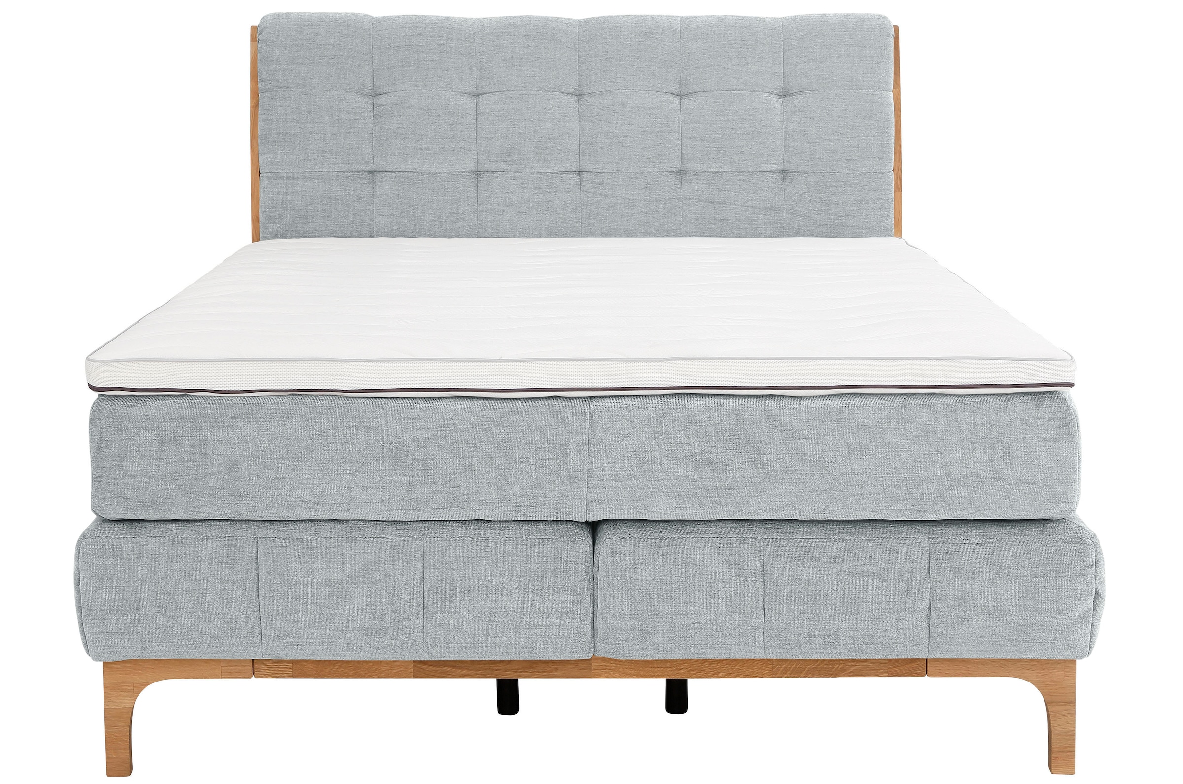 GOODproduct Lit boxspring »Jelle« 5 cuis tlg. Tissus certifiés recyclés, différentes variantes