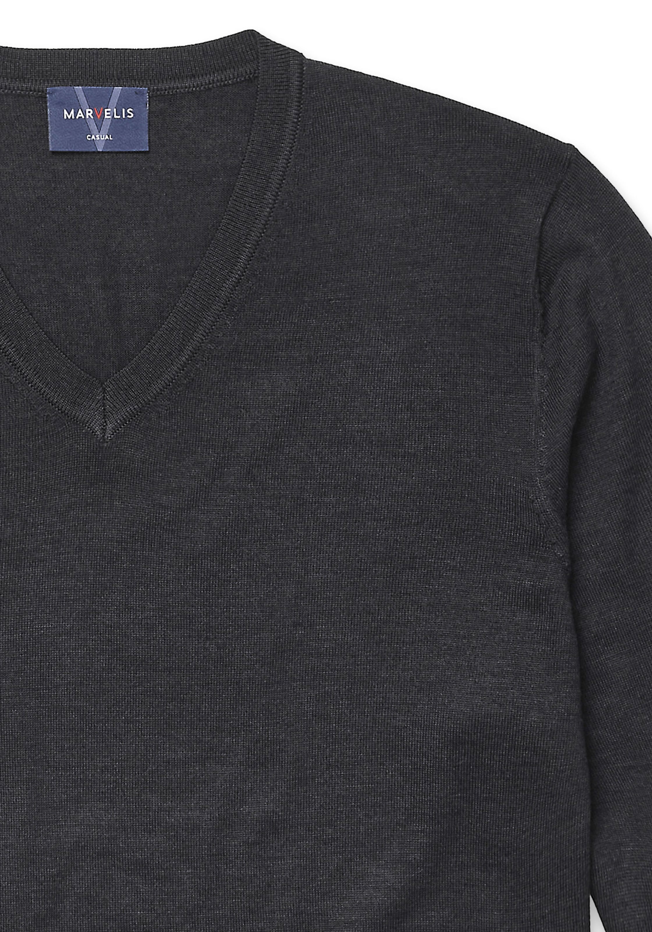 MARVELIS V-Ausschnitt-Pullover