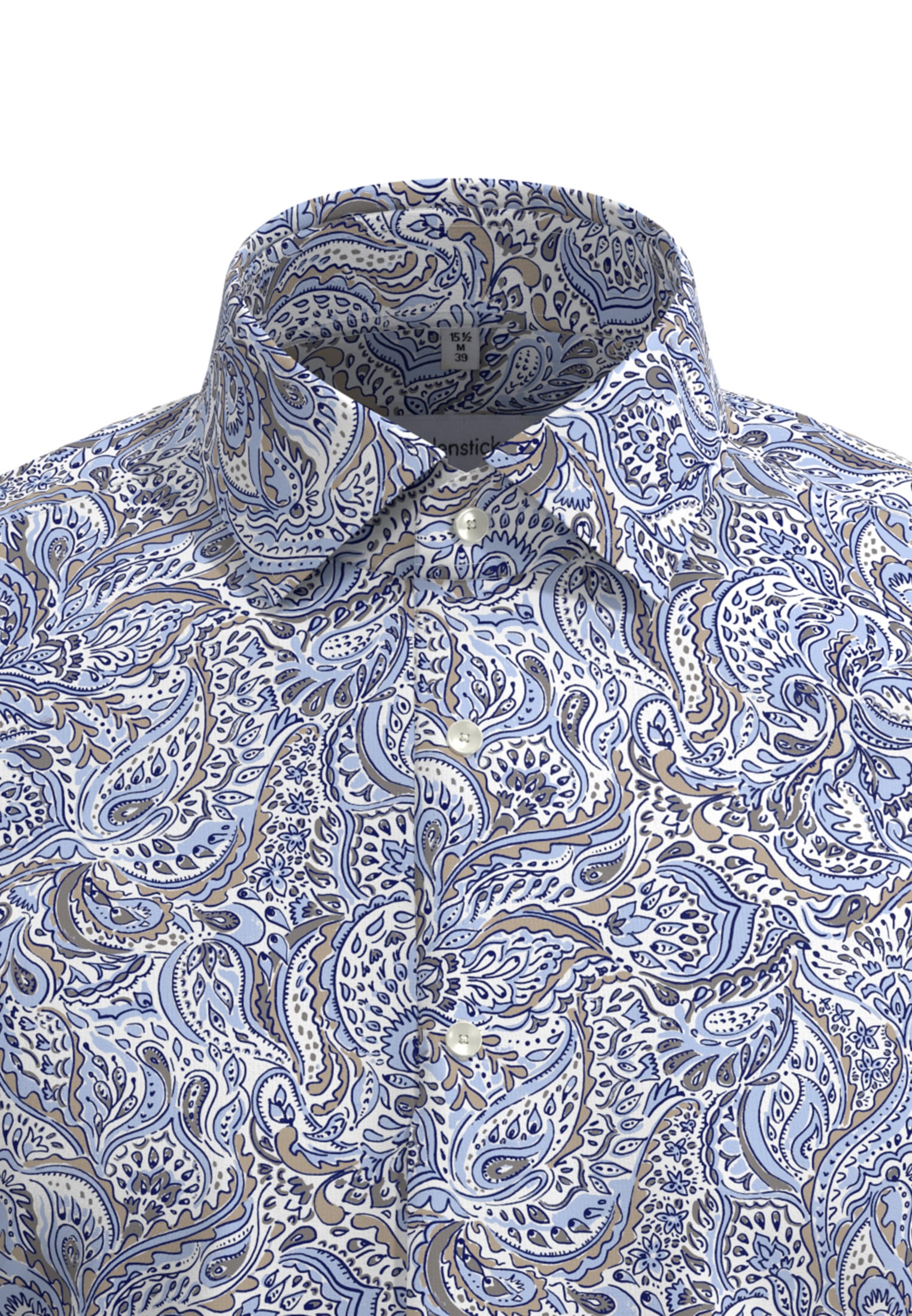 seidensticker Businesshemd »Shaped« Shaped Kurzarm Kentkragen Floral