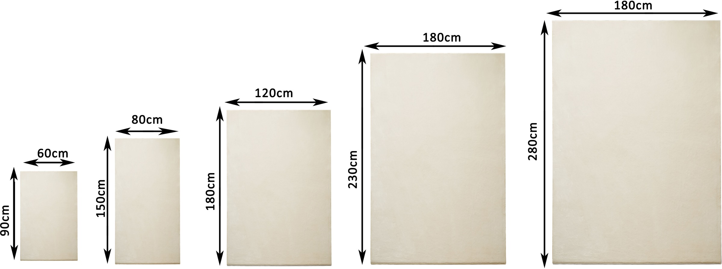 my home Teppich »Cali light, weich, modern, waschbar« rechteckig 13 mm Höhe Uni-Farben, kuschelig, & weich, Wohnzimmer, Schlafzimmer, Esszimmer