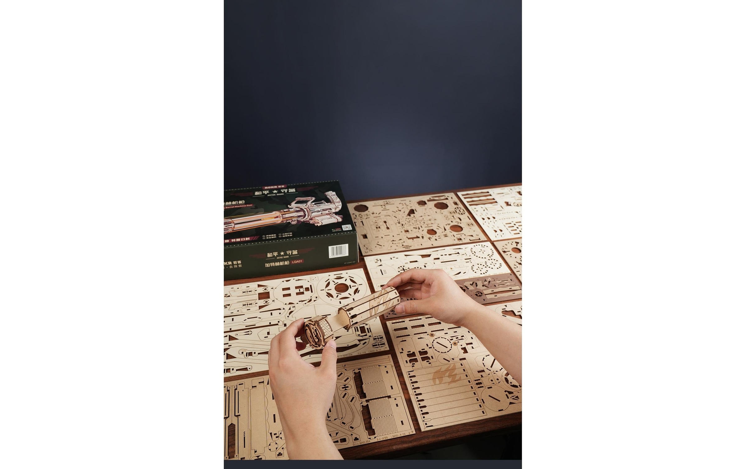   Modellbausatz »RoboTime Rotating-Barrel Machine Gun«