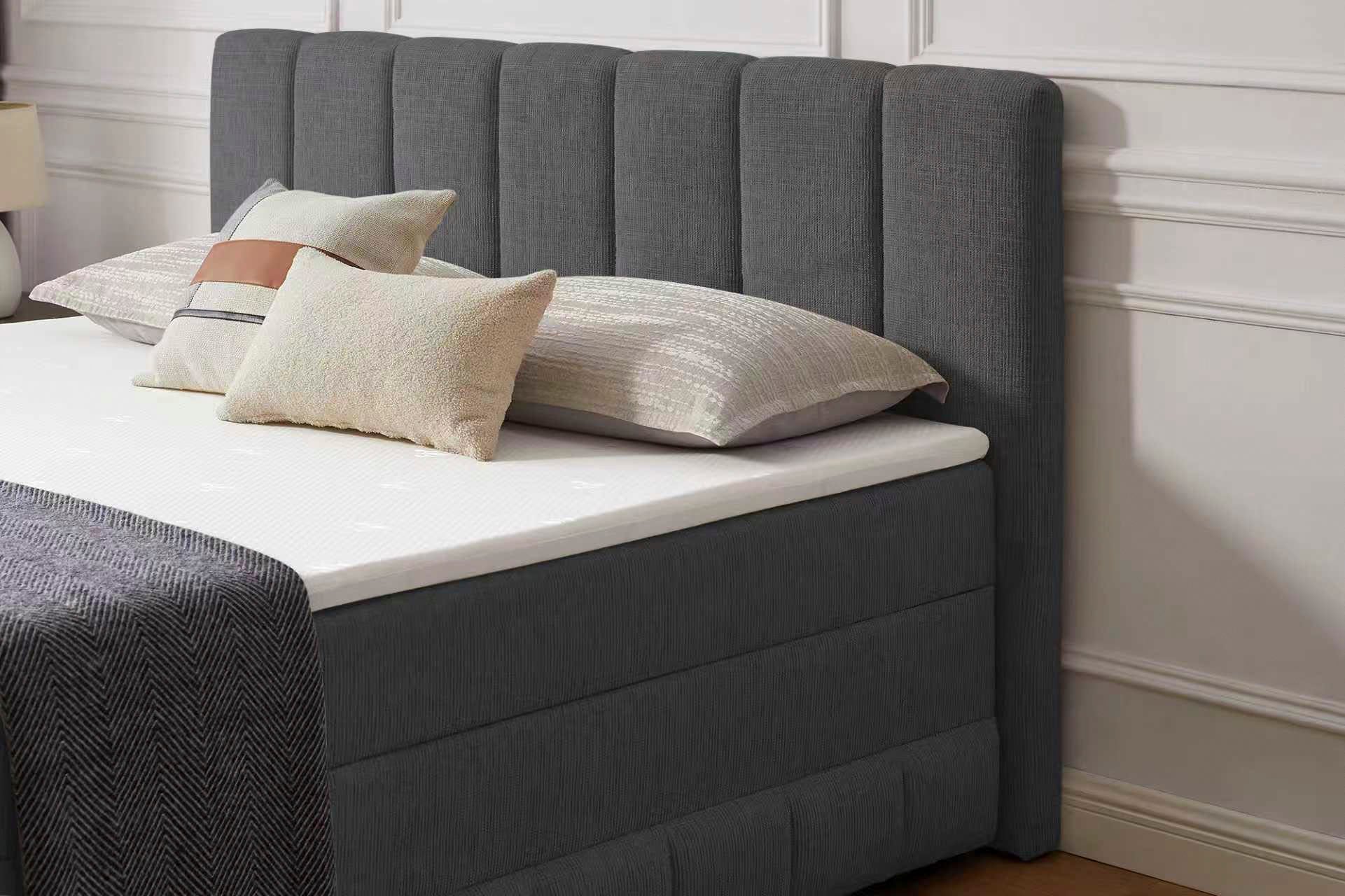 GOODproduct Lit de boxe »Likely inkl. Bettkasten, in 140er & 180er Breite, in Boxspring-Optik« inkl. Topper & Aufbauvideo, erhältlich in verschiedenen Farben