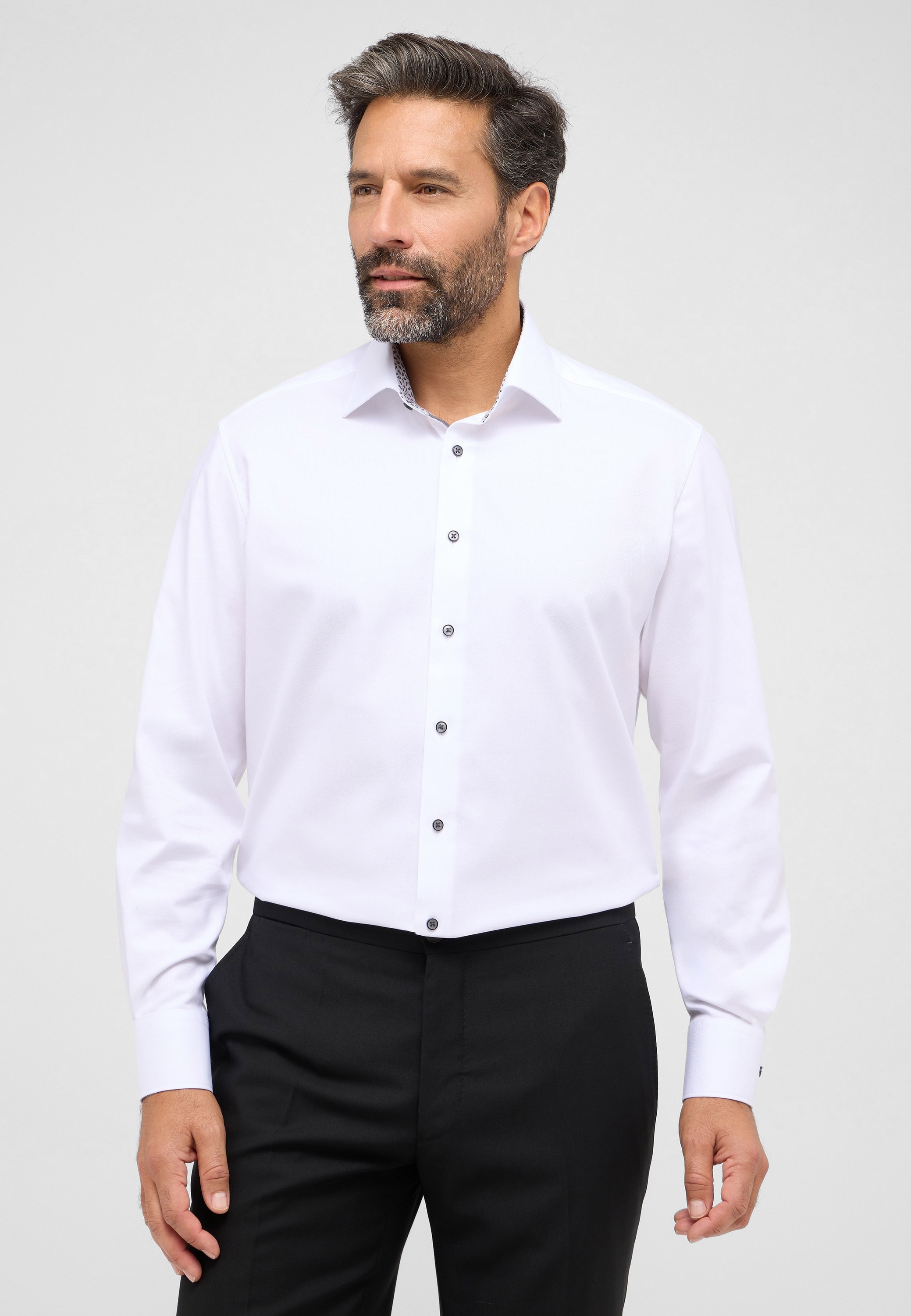 Eterna Langarmhemd »COMFORT FIT« NON IRON (bügelfrei)