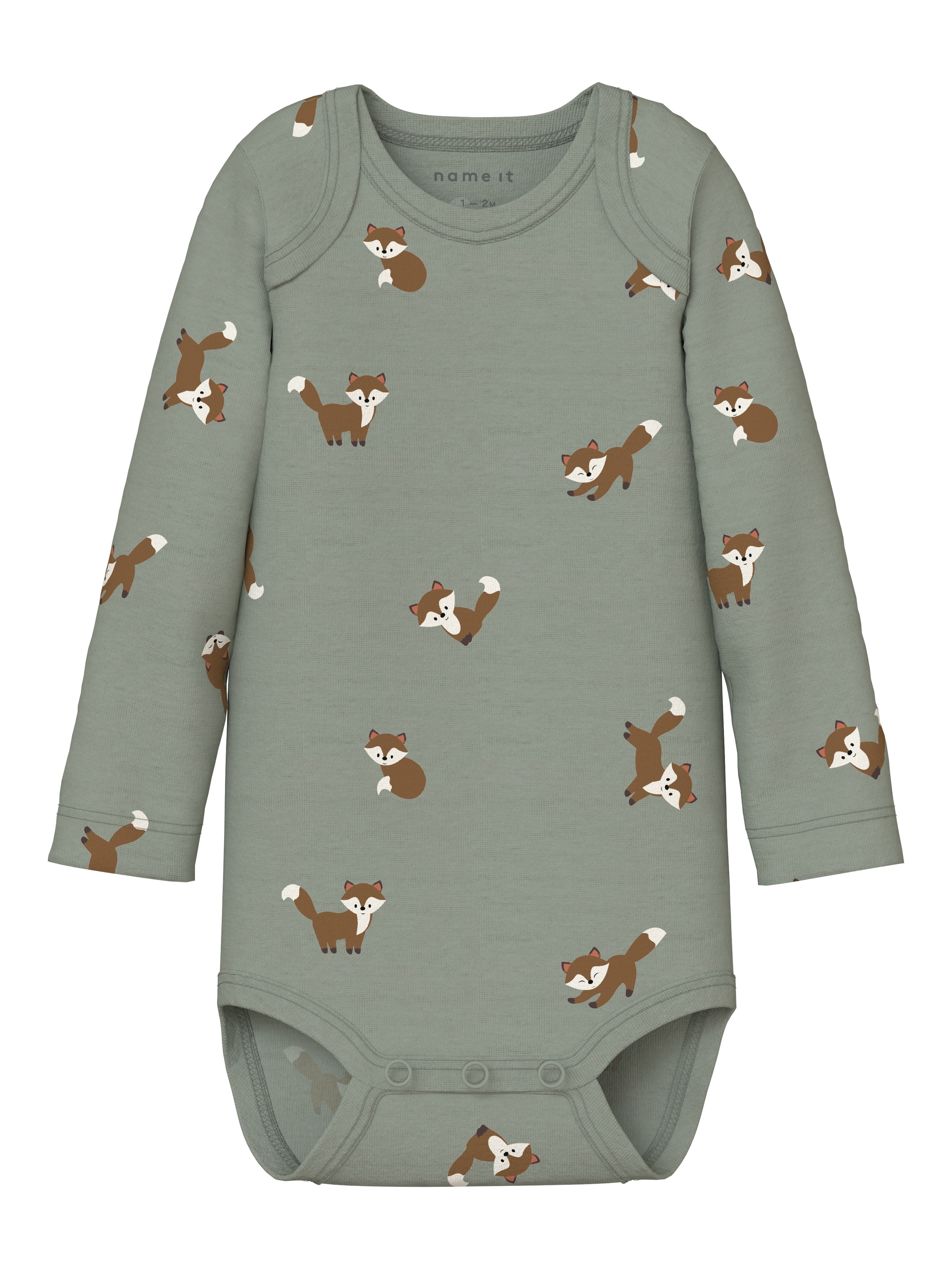 Name It Body à manches longues »NBMBODY 3P LS FOX NOOS« Packung, 3 pièces