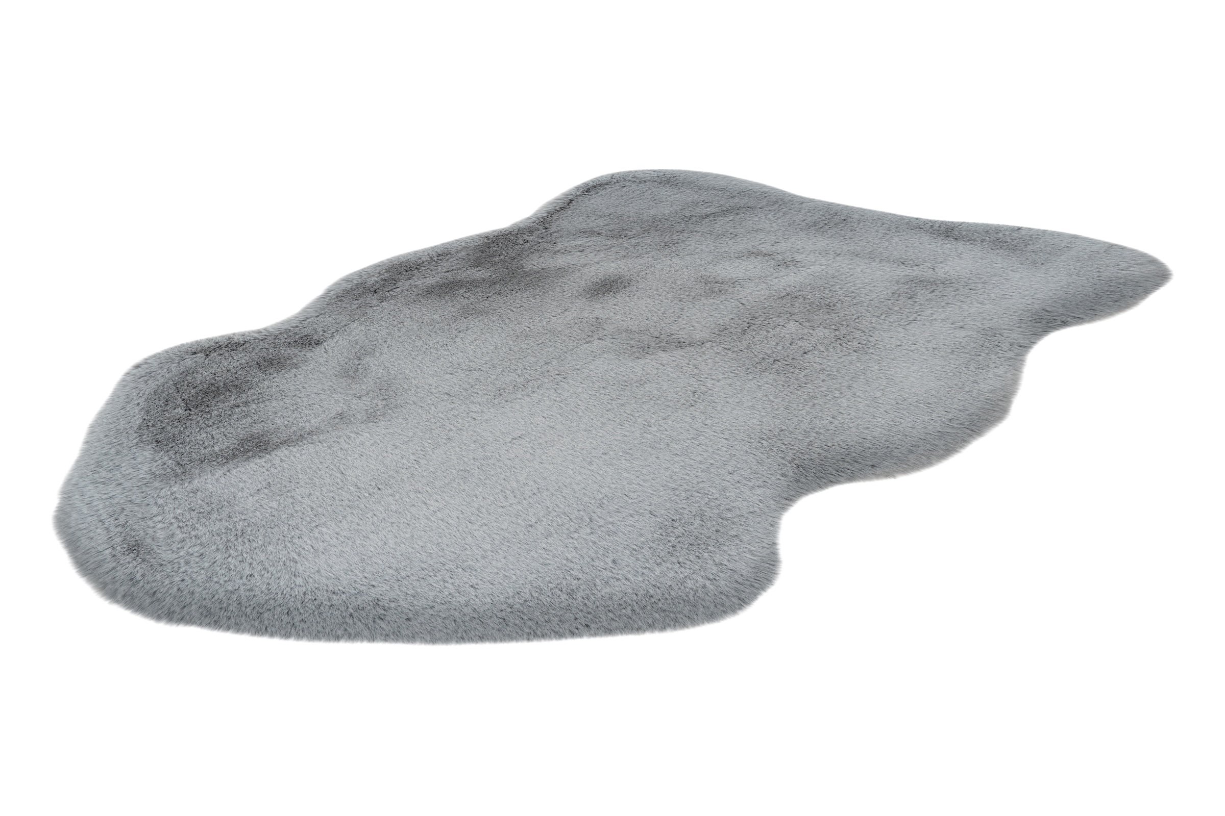 Obsession Tapis en fourrure »Infinity 201« En forme de fourrure 40 mm Höhe fourrure synthétique, couleur unie, texture pelage de lapin, super doux