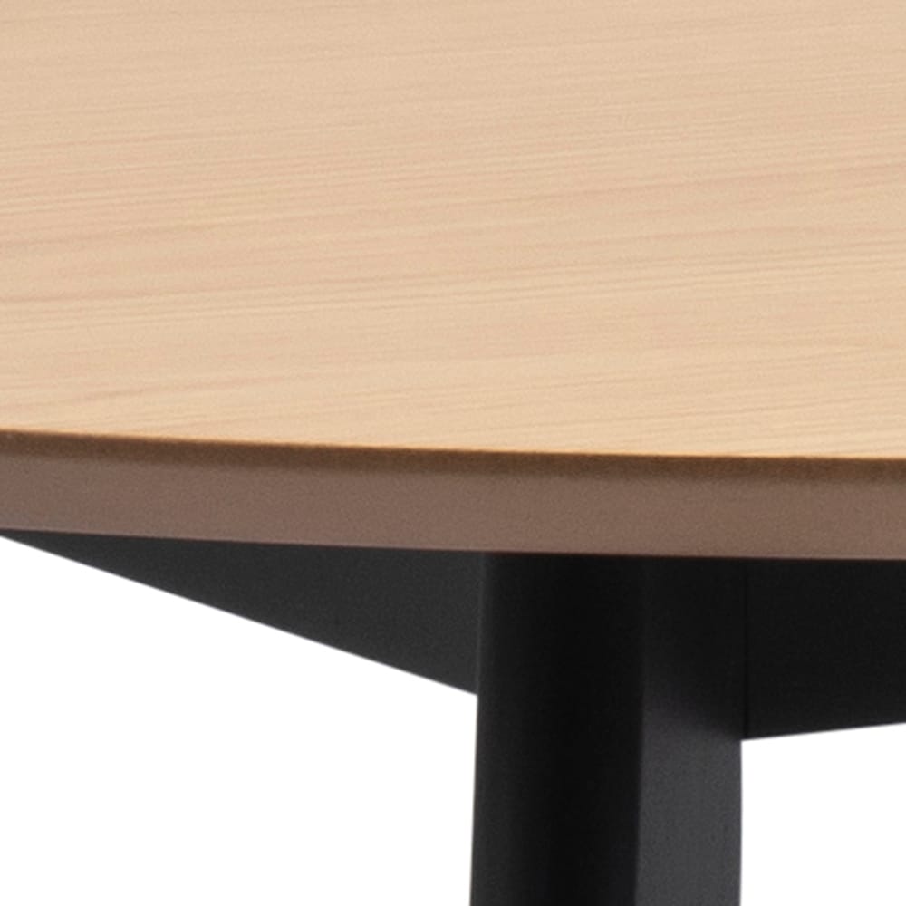 ACTONA GROUP Table de salle à manger »Roxby rund Ø105 – kompakt, robust & pflegeleicht, zeitloses Design« Table de cuisine, OTTOs Choice, 1 cuis tlg. table à manger ronde Roxby, avec placage chêne Ø 105 cm