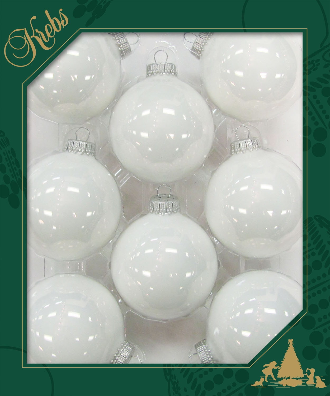 Krebs Glas Lauscha Weihnachtsbaumkugel »CBK70106, Weihnachtsdeko, Christbaumschmuck, Christbaumkugeln Glas«