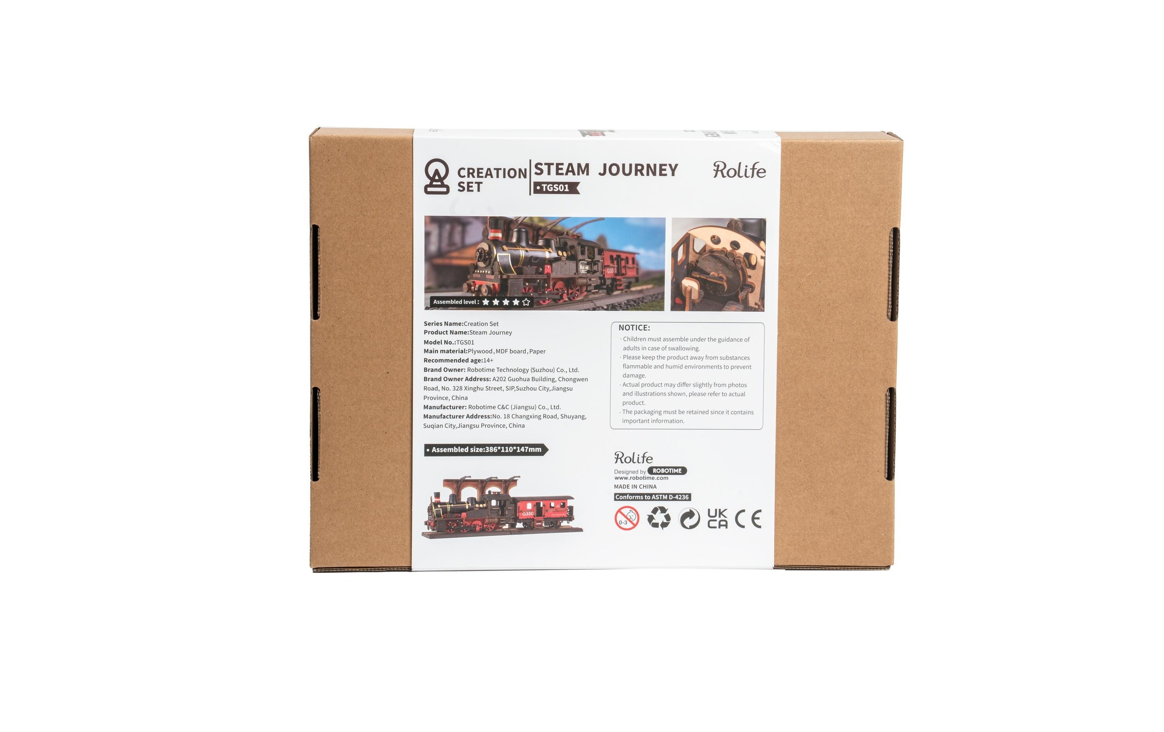   Modellbausatz »RoboTime Steam Journey 365-teilig«