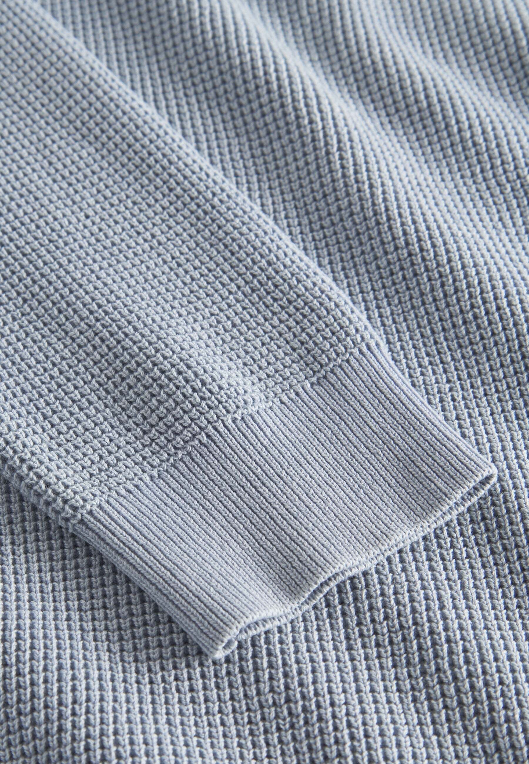 colours & sons Strickpullover »colours & sons Pullover Roundneck-Washed«