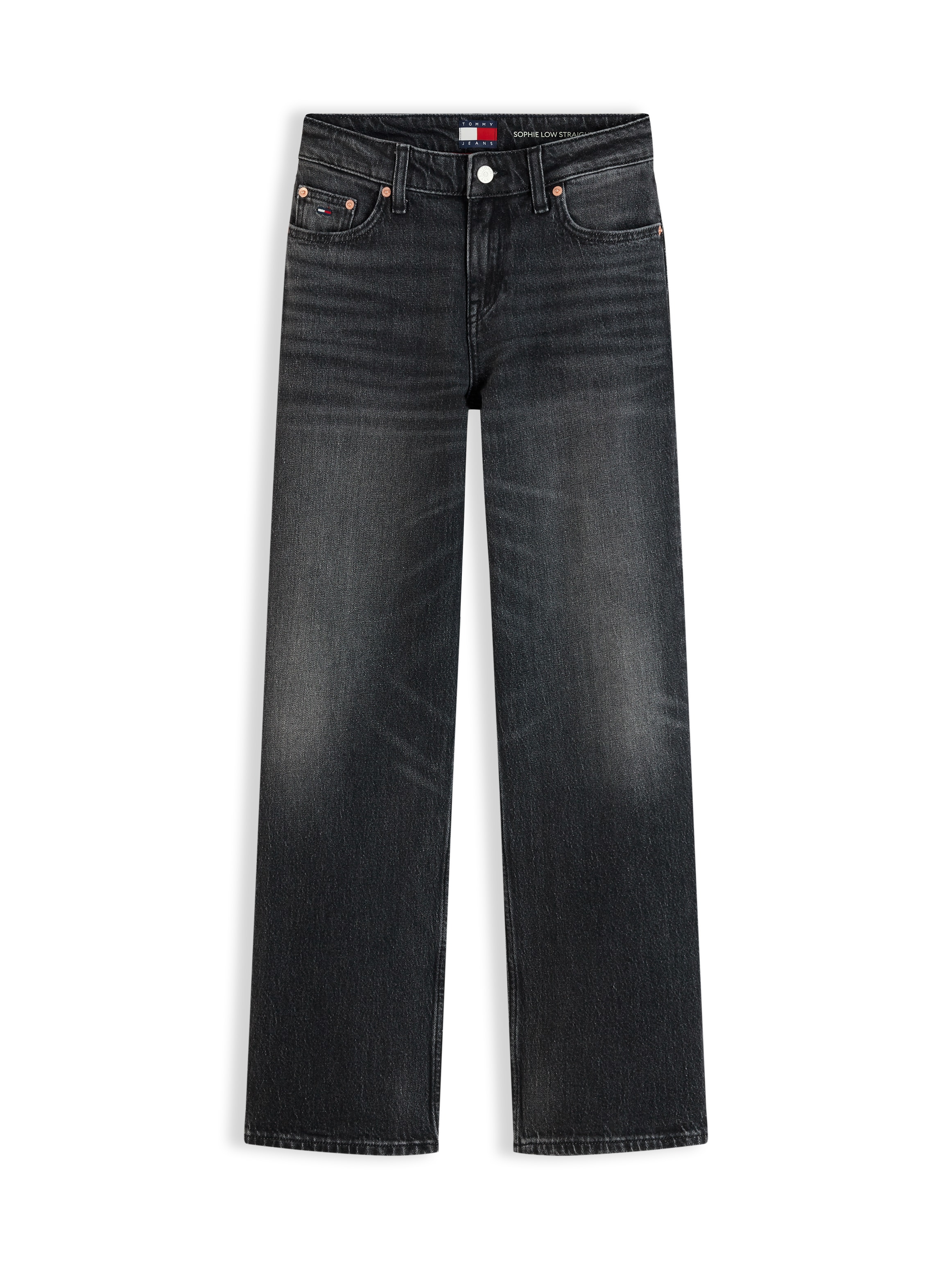 Tommy Jeans Jeans droit »SOPHIE LOW RISE STRAIGHT DJ0187« mélange de coton, coupe droite