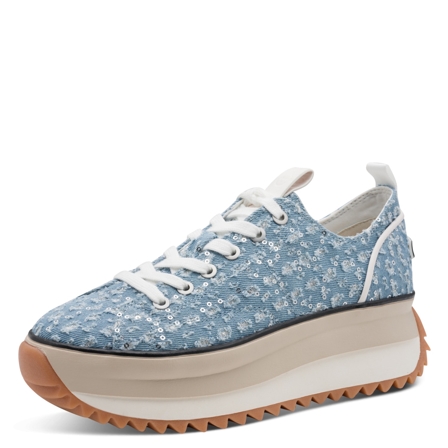 Tamaris Baskets à plateforme »Milena«  chaussure de loisirs, chaussure basse, chaussure à lacets en fabrication vegan
