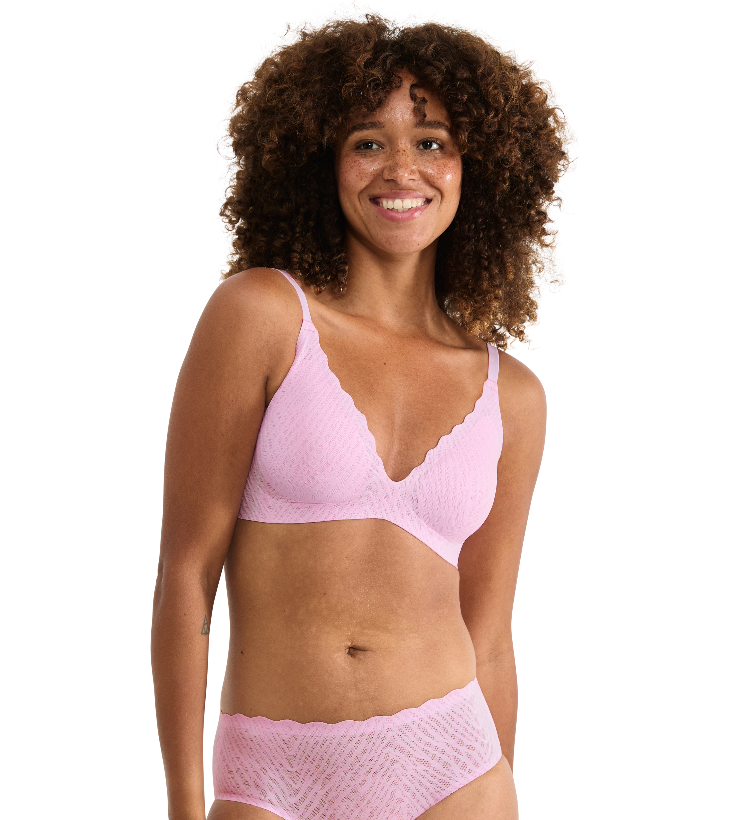 sloggi Soutien-gorge sans armatures »ZERO Feel Bliss THE UP P Bra« unsichtbar mit Spitzenoptik