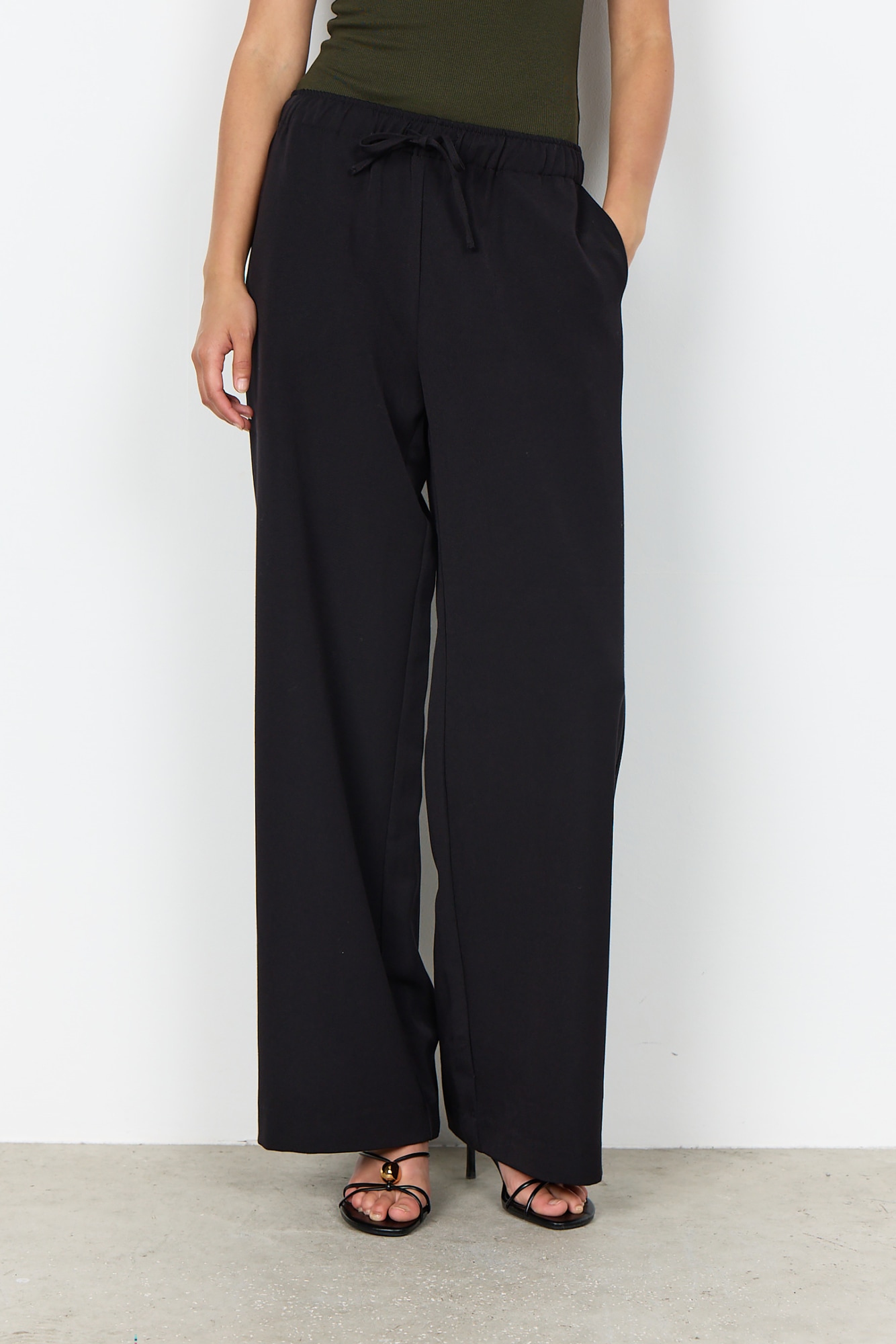soyaconcept Pantalon à enfiler »SC-ANN 5-C«  Materialmix