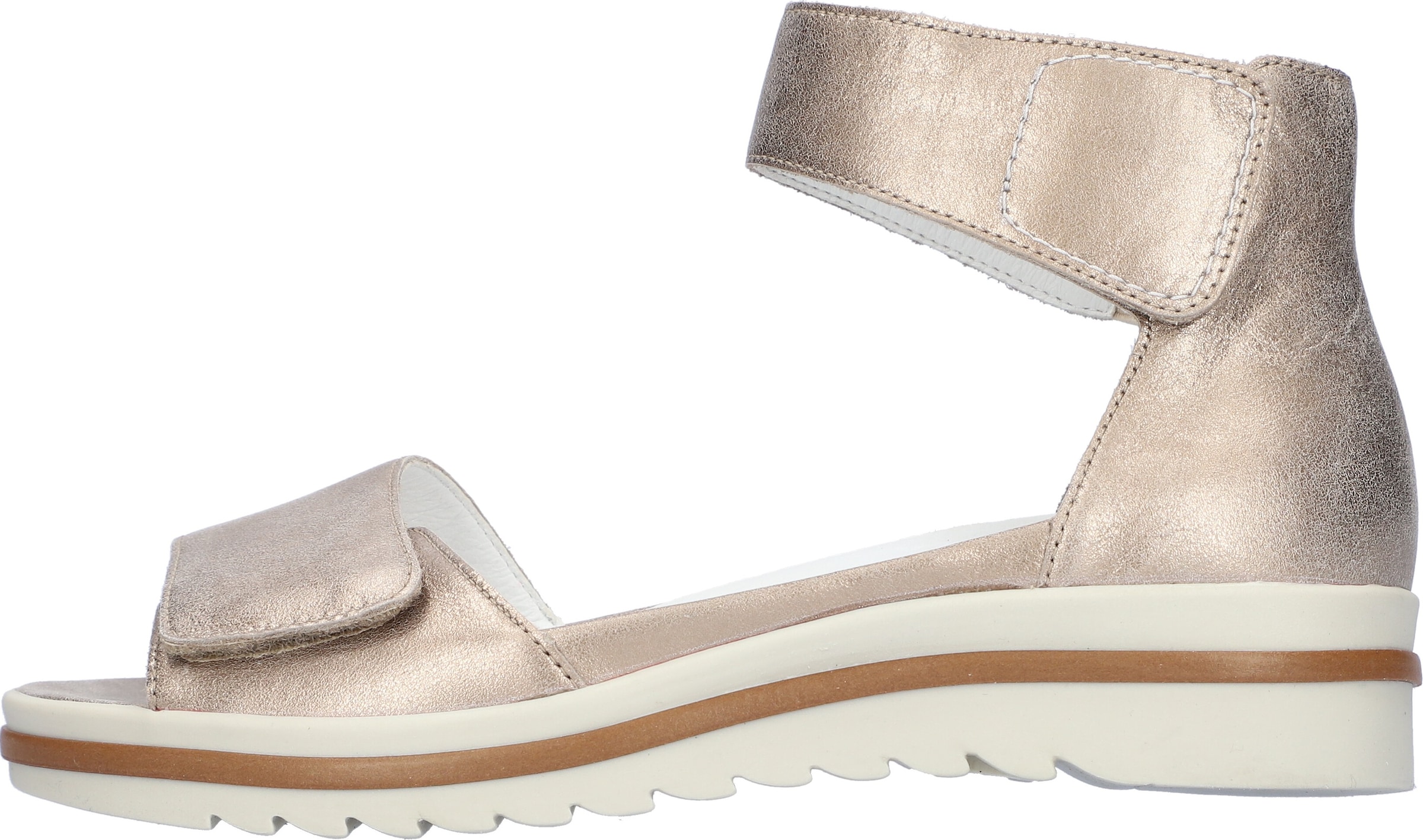 Waldläufer Sandale »HAKURA«  , Sommerschuh, Sandalette, Keilabsatz, in Komfortweite H (= sehr weit)