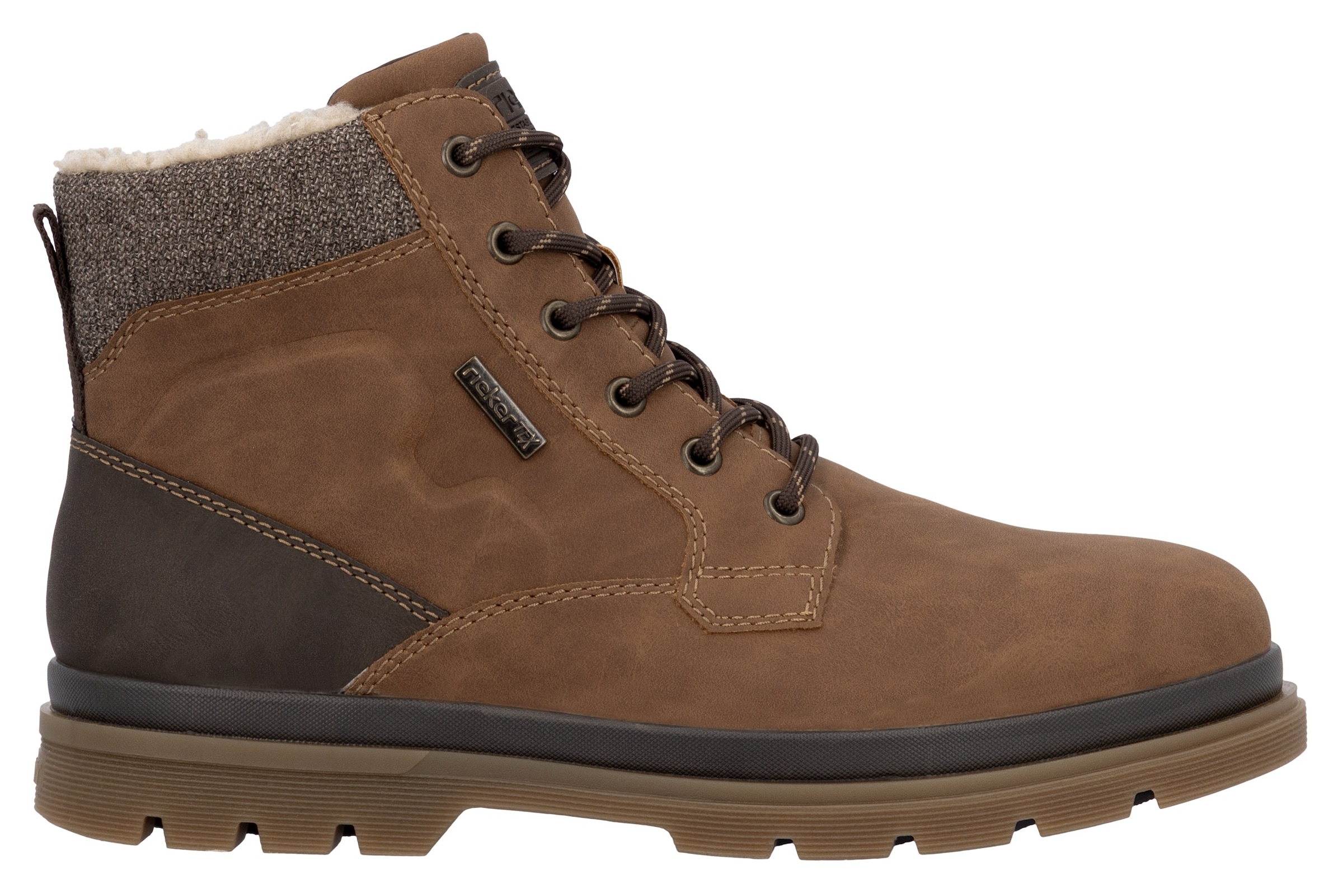 Rieker Winterstiefelette  Winterboots, Schnürboots mit Innenreissverschluss und RiekerTex