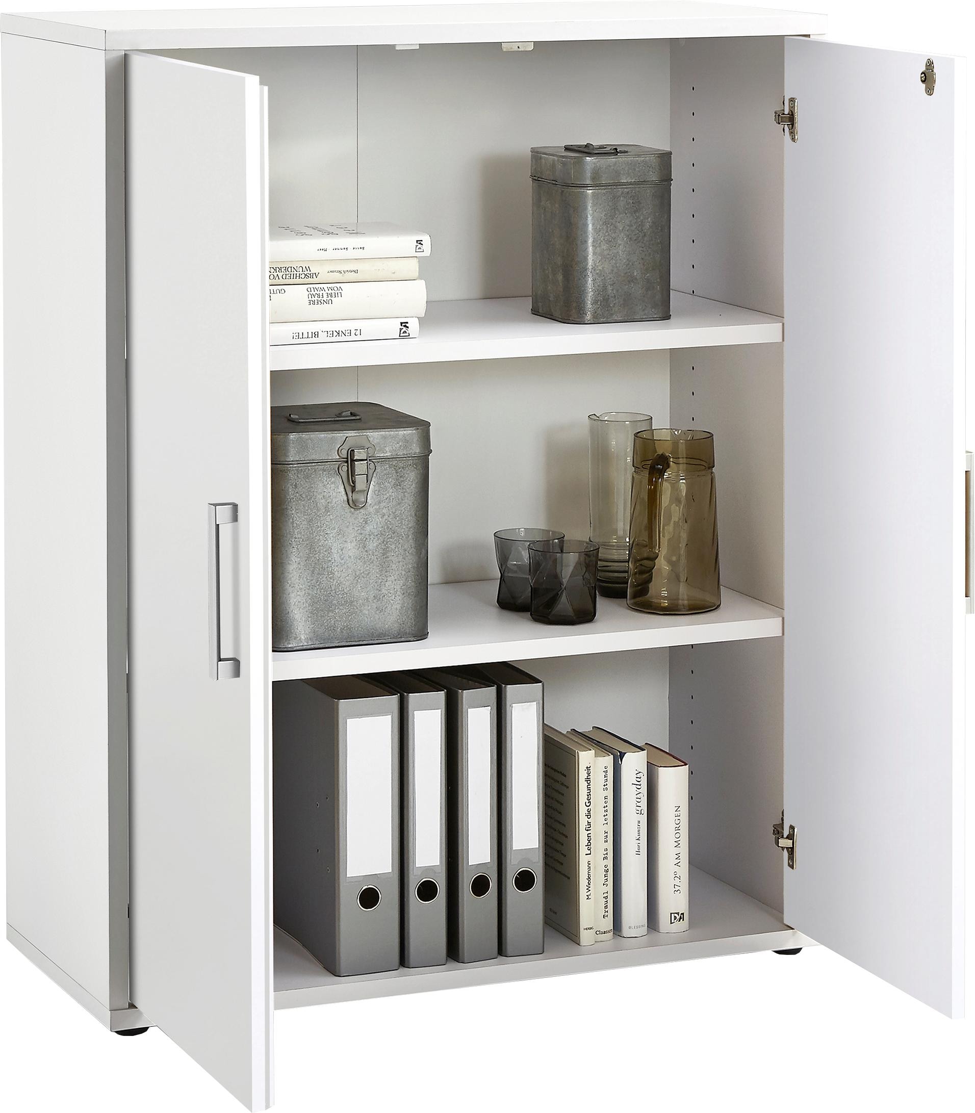 FMD Étagère à dossiers »Calvi« in 2 Höhen, viel Staur., verstellb. Böden, erweiterbar, Breite: 89 cm