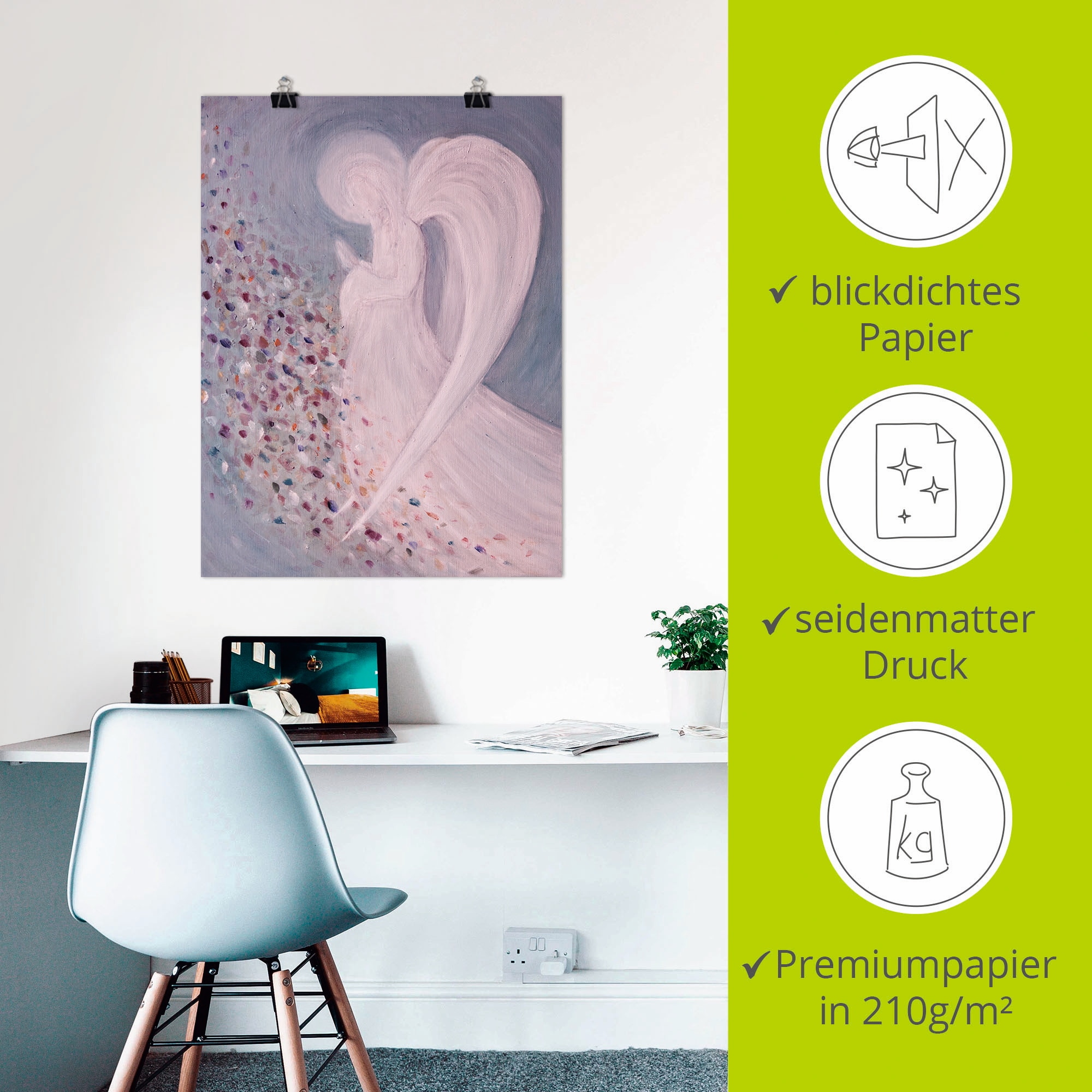 Artland Wandbild »Engelbild III« Religion 1 Stk. tlg. als Leinwandbild, Poster, Wandaufkleber in verschied. Grössen