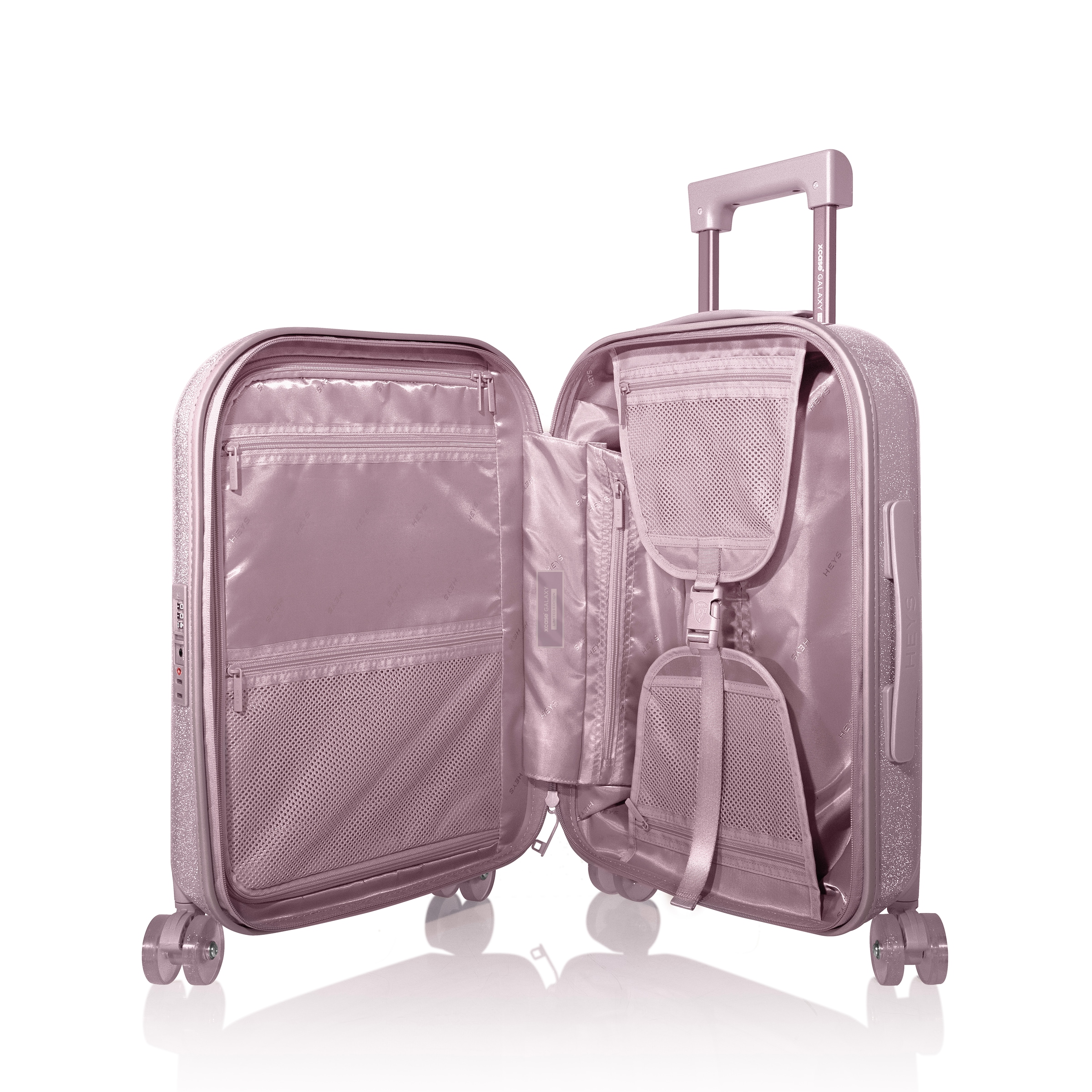 Heys Trolley pour bagages à main »Heys xCase Galaxy« Valise trolley, bagage cabine au look pailleté