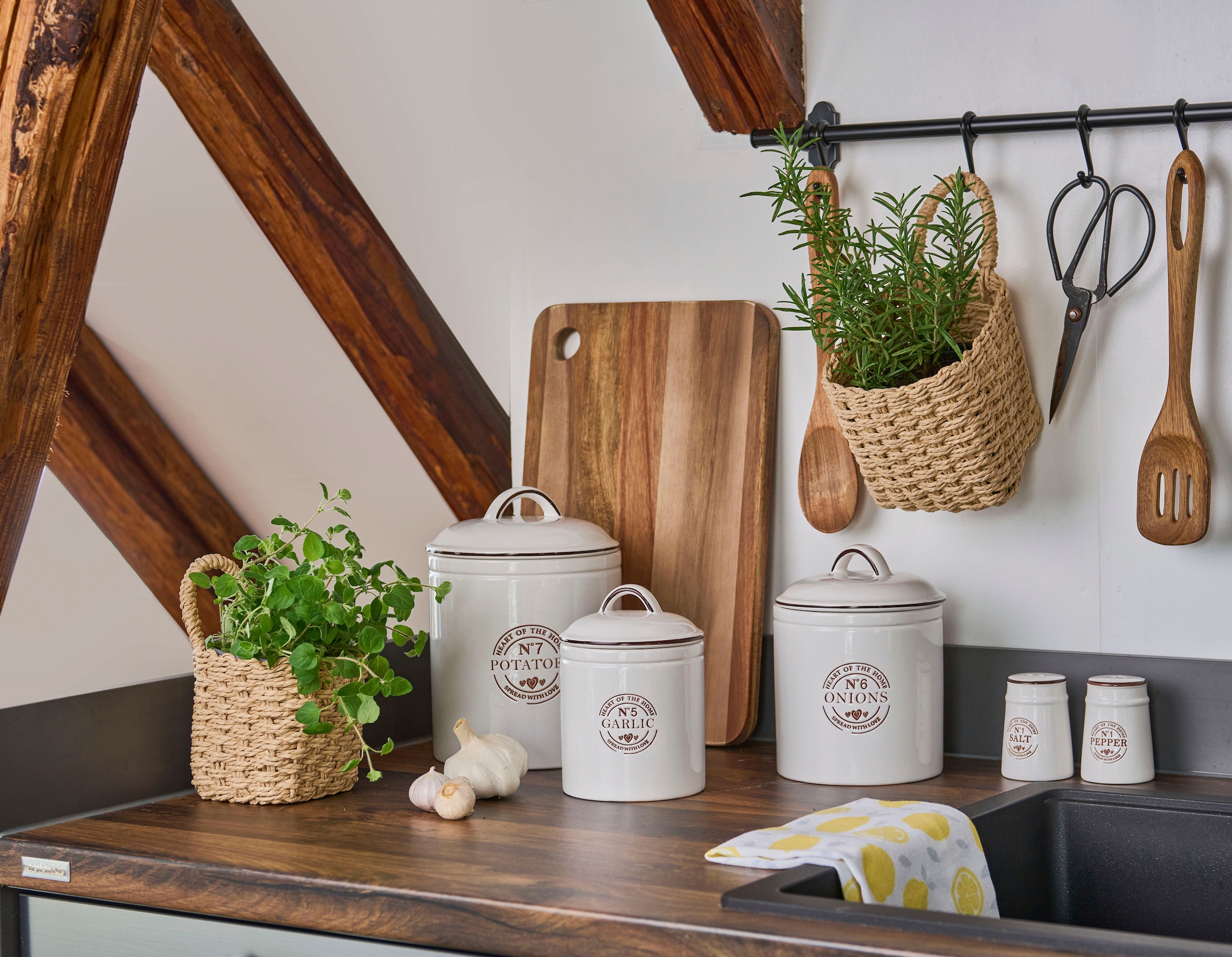 Zeller Present Boîte à provisions »Onions« 1 cuis tlg. für Zwiebeln, 1620 ml