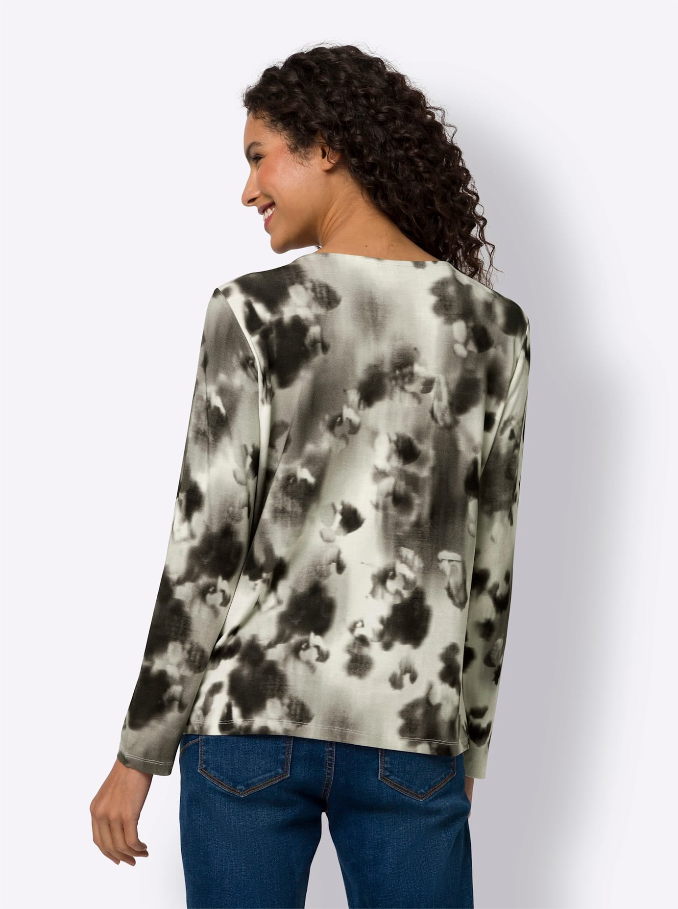 heine Langarmshirt »Druck-Shirt« 1 Stk. tlg.