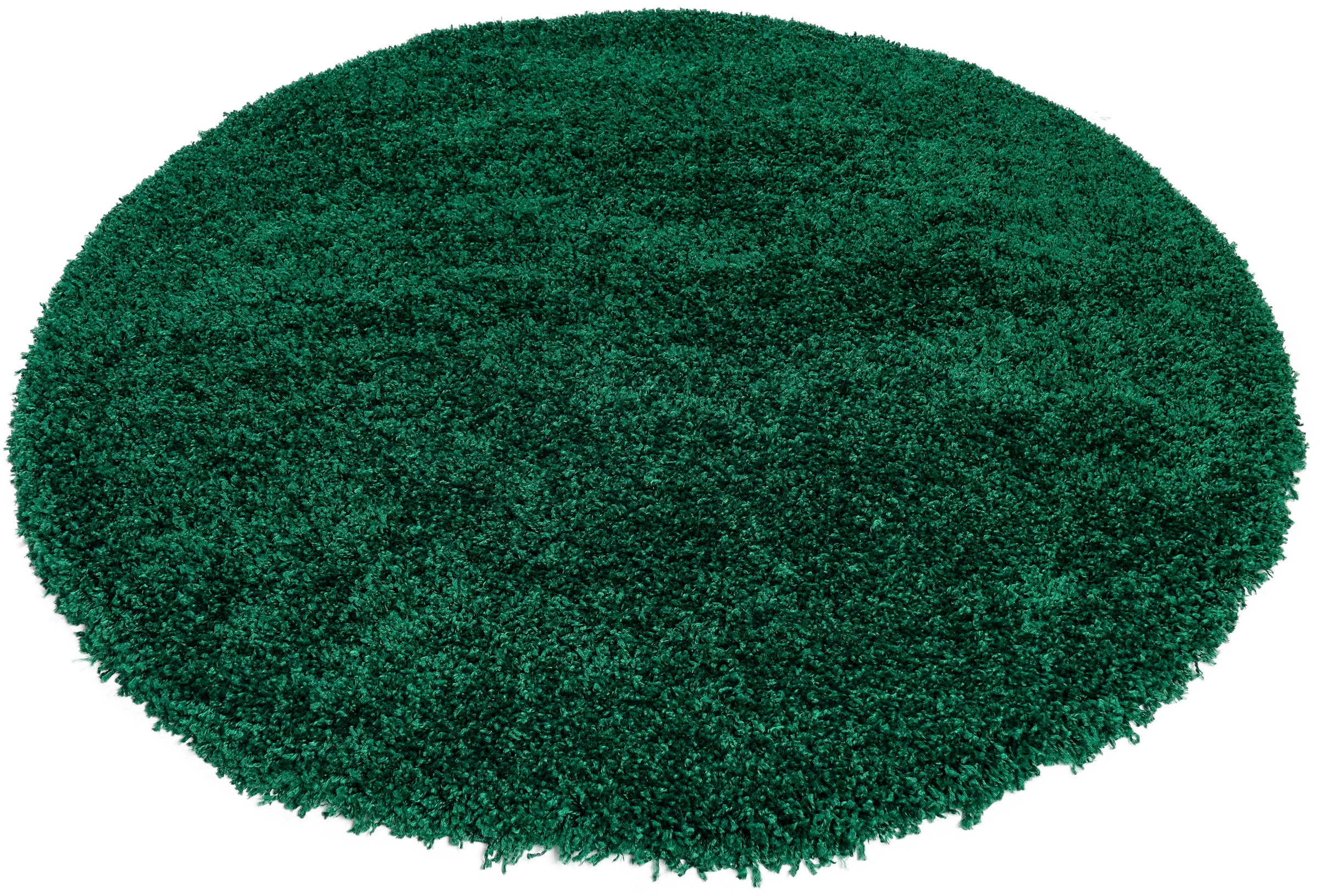 GOODproduct Tapis à poils longs »Viva Shaggy, in Standard- und Premium-Qualität, 30 mm oder 45 mm Höhe« Rond 30 mm Höhe couleurs unies, uni, doux, moelleux, tapis de course, préféré des clients
