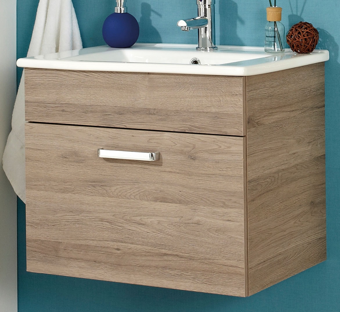 Saphir Ensemble de meubles de salle de bain »Keramikwaschtisch mit Waschtischunterschrank« Ensemble, 2 cuis tlg.