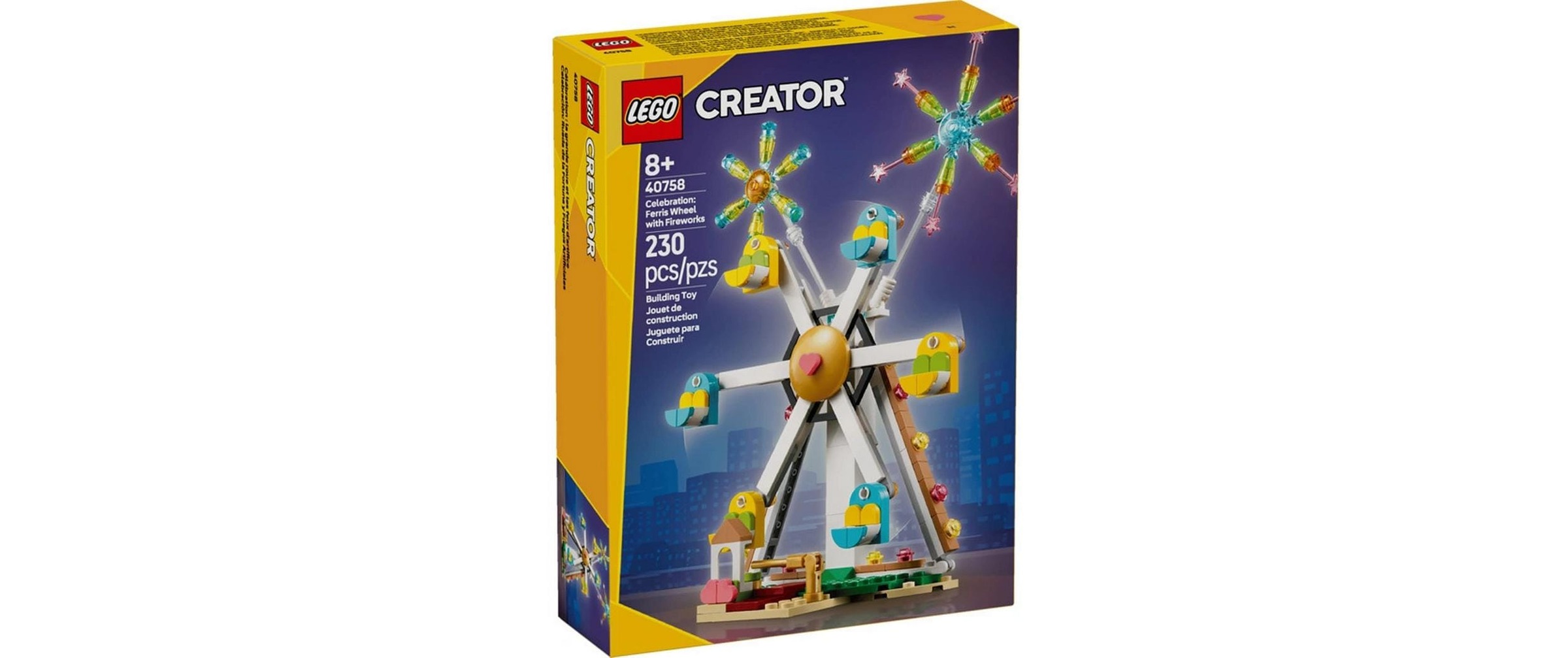 LEGO® Konstruktionsspielsteine »Grosse Feier: Riesenrad mit Feuerwerk 40758 Bausatz«