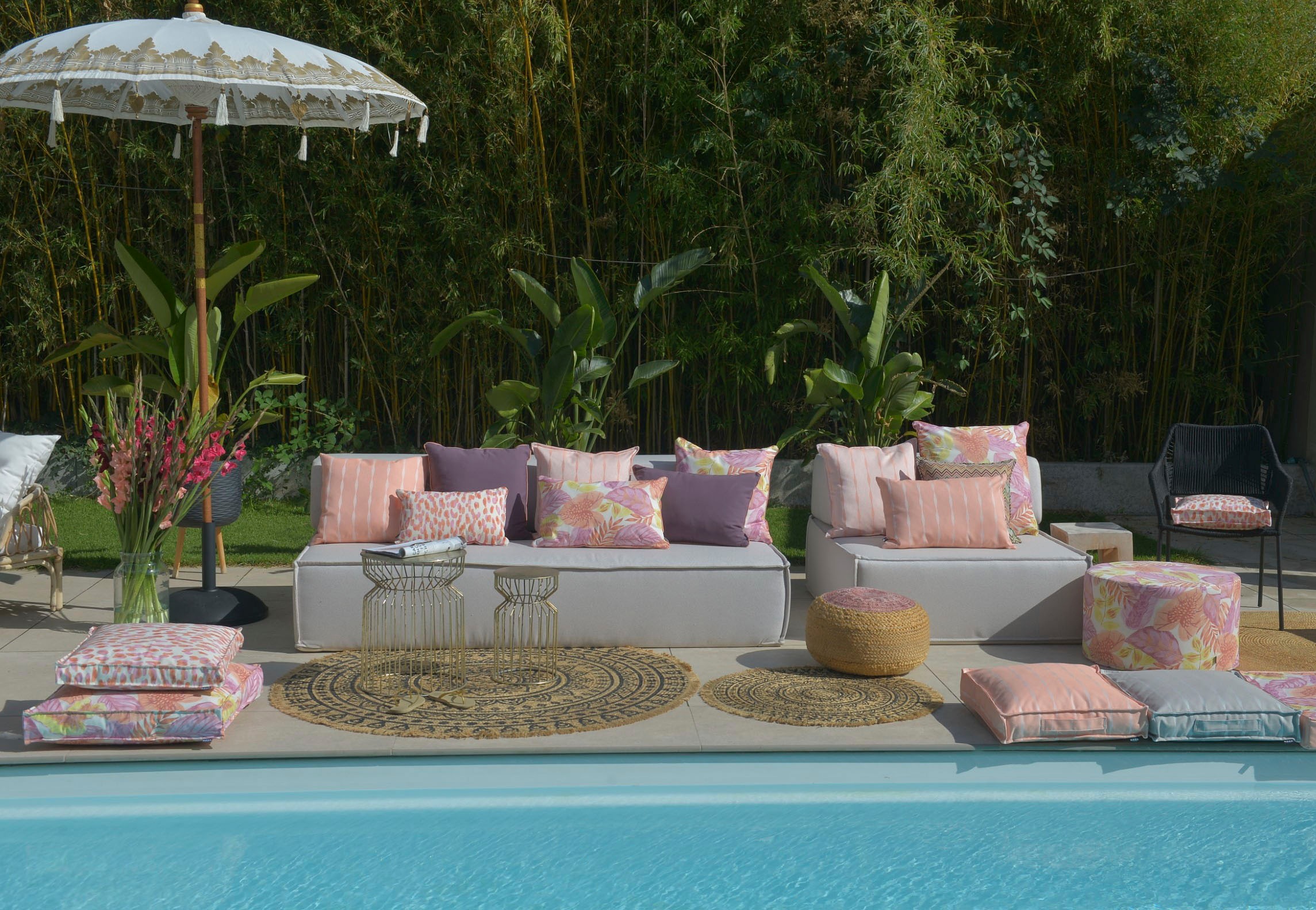 H.O.C.K. Dekokissen »Loana« Kissenhülle mit Füllung, 1 Stück