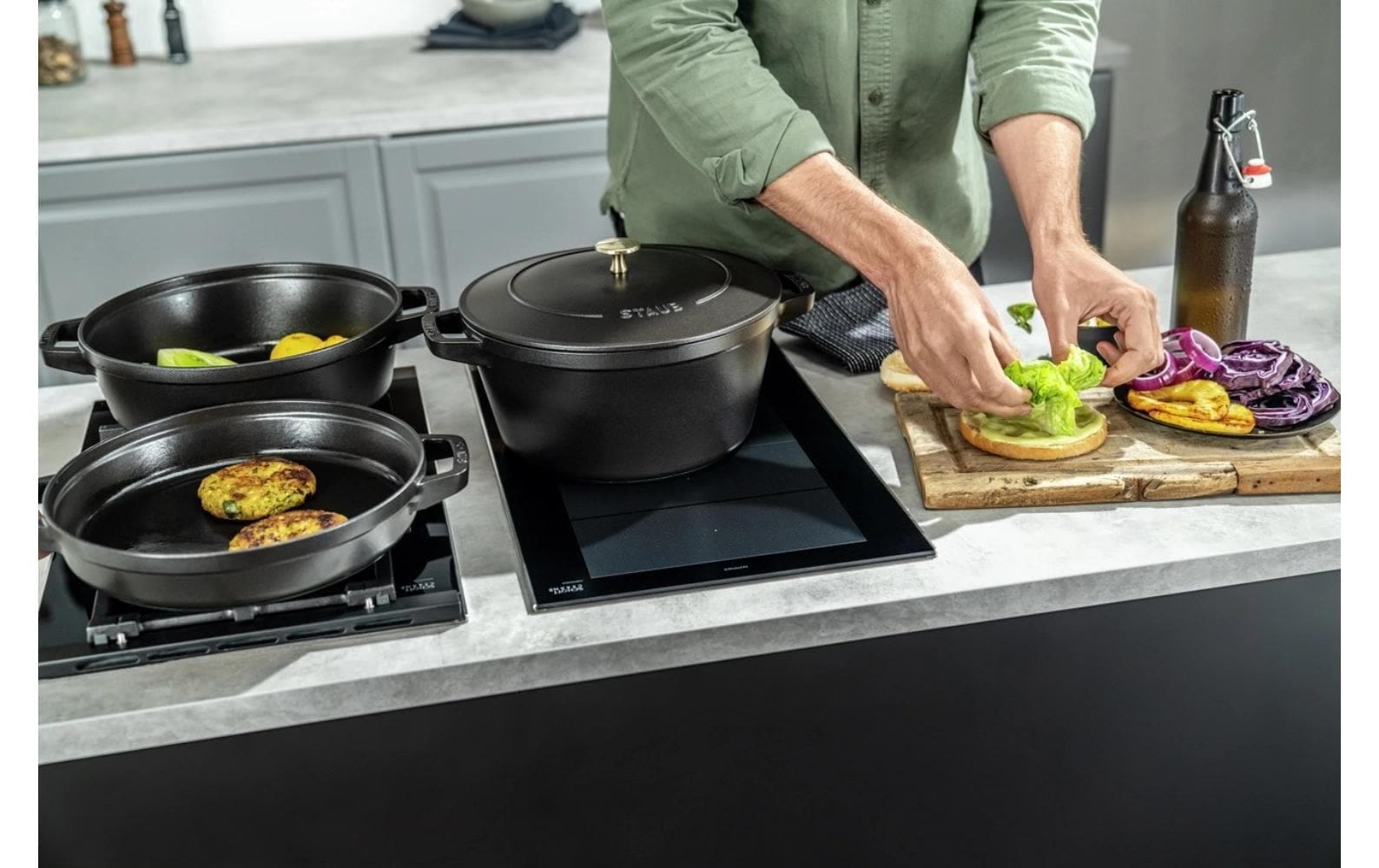 STAUB Set de casseroles »Cocotte 4-teilig, 24 cm, 9 l«