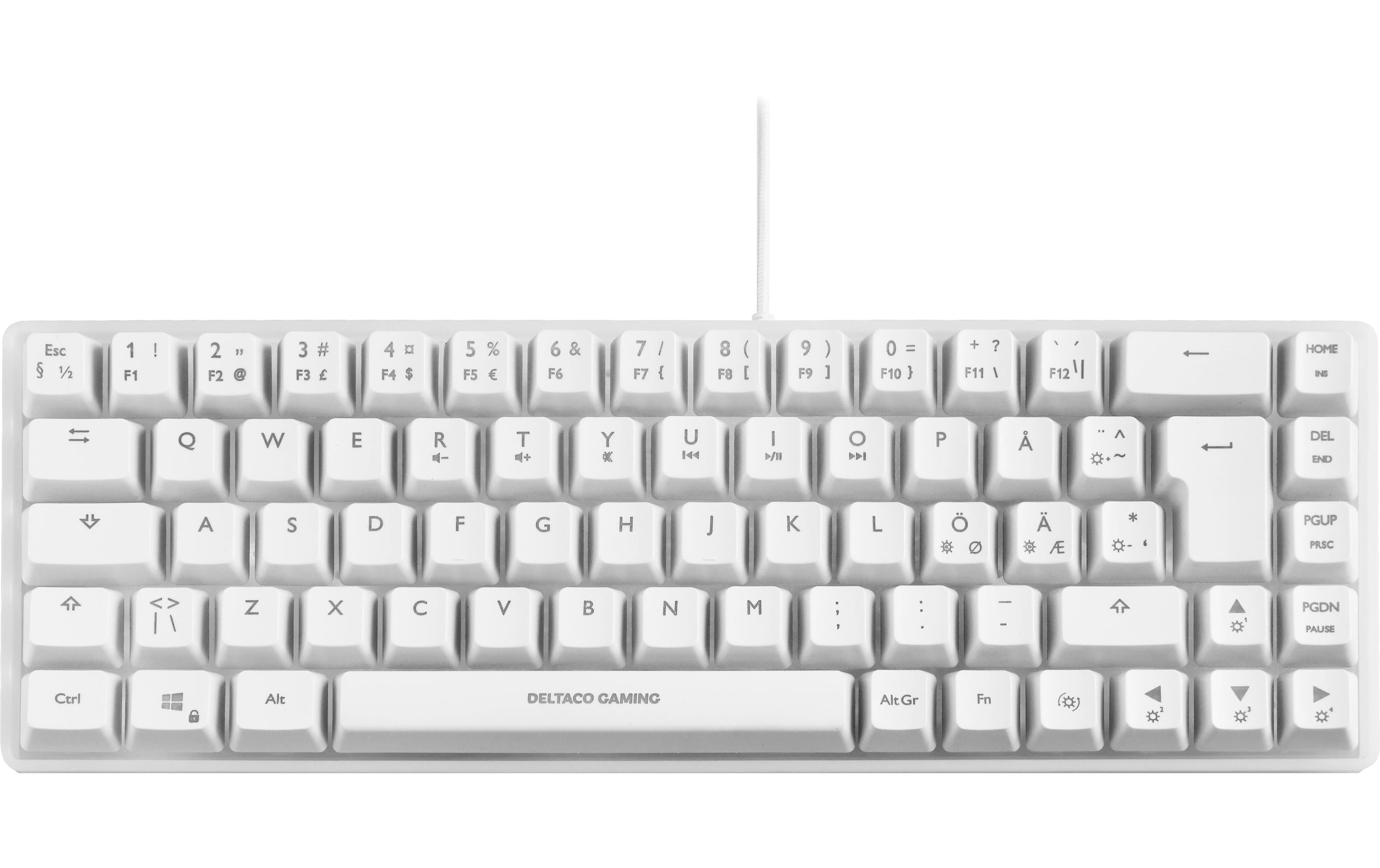 DELTACO Clavier de jeu »GAM-158-W RGB« ()