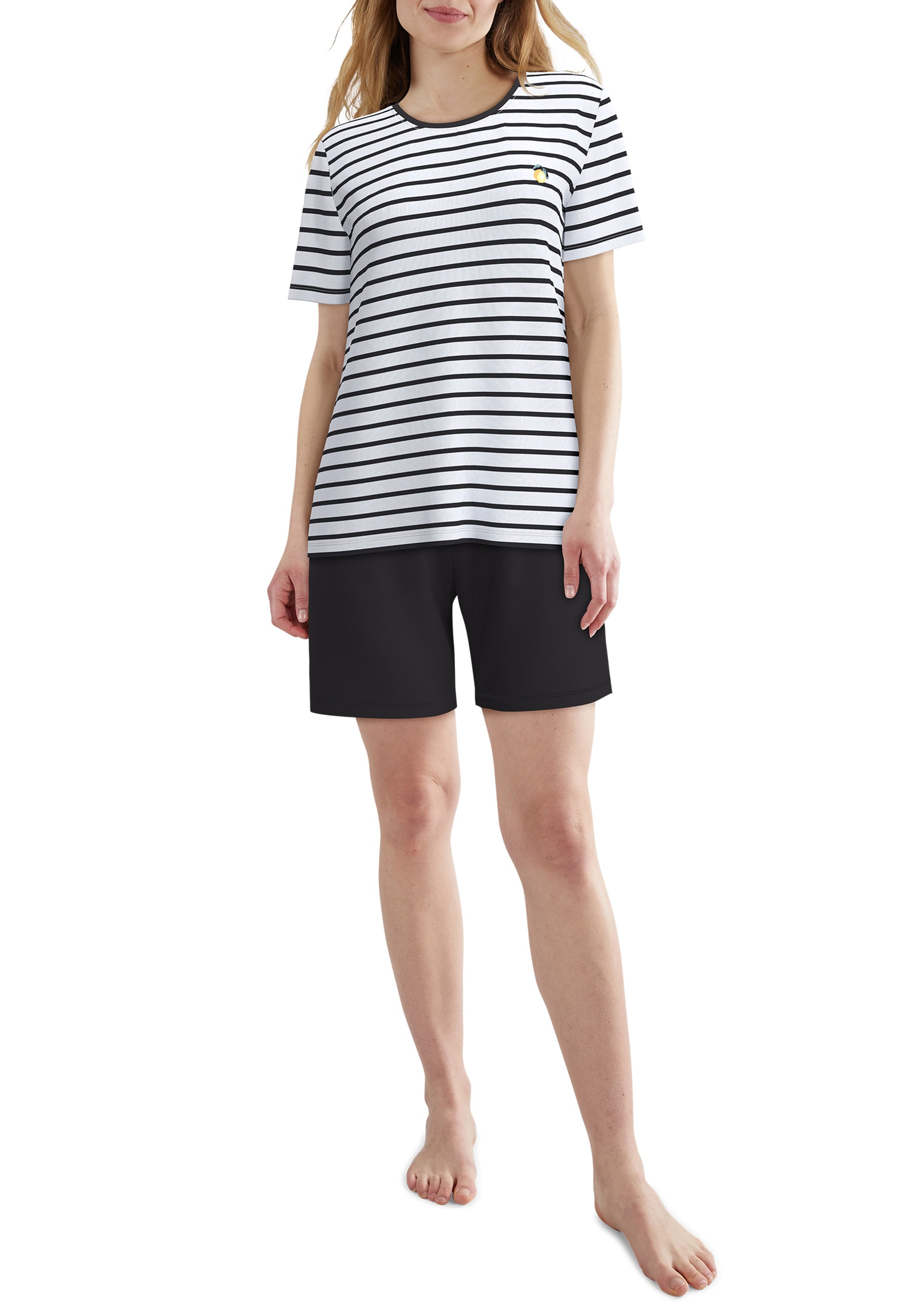 TOM TAILOR Shorty atmungsaktiv, Viskosemix