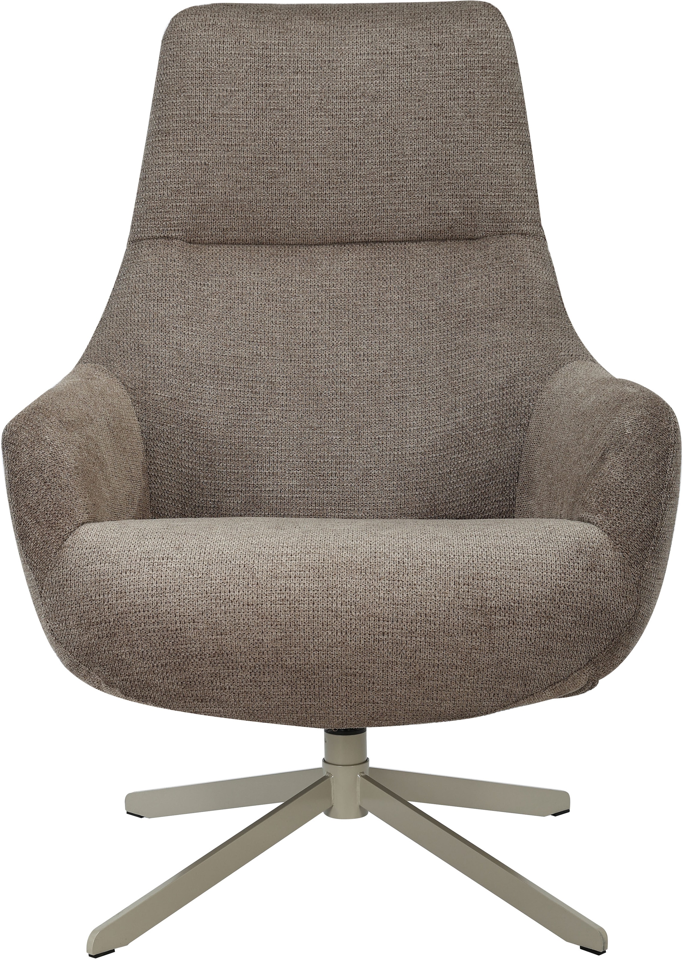 INOSIGN Drehsessel »CLARINDA moderner Ohrensessel drehbar, TV-Sessel, Relaxsessel« 360-Grad drehbar, robustes Metallgestell,