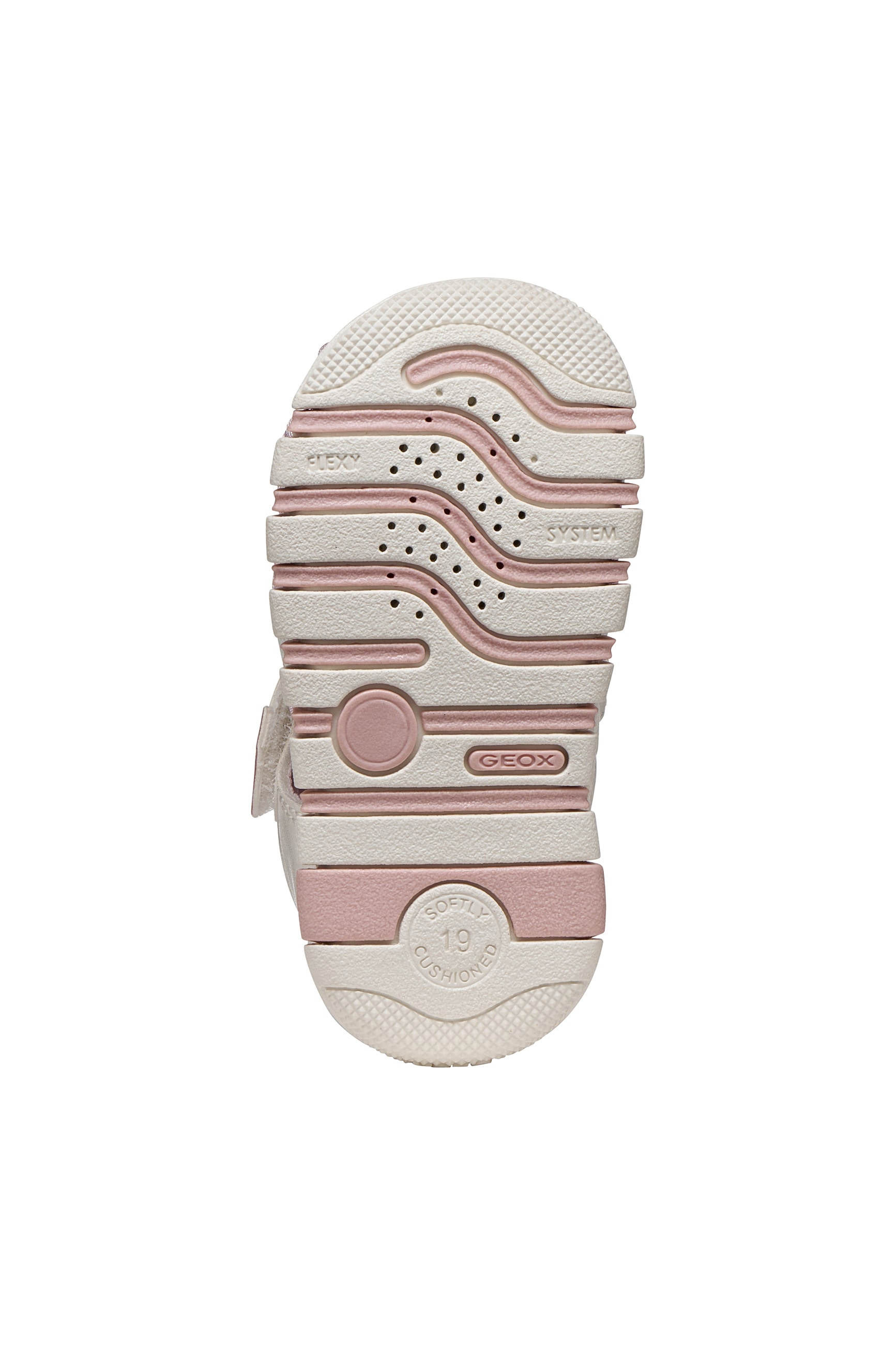 Geox Lauflernschuh »B SANDAL IUPIDOO GIR«  Babyschuh mit süssem Aufnäher, Grössenschablone zum Download